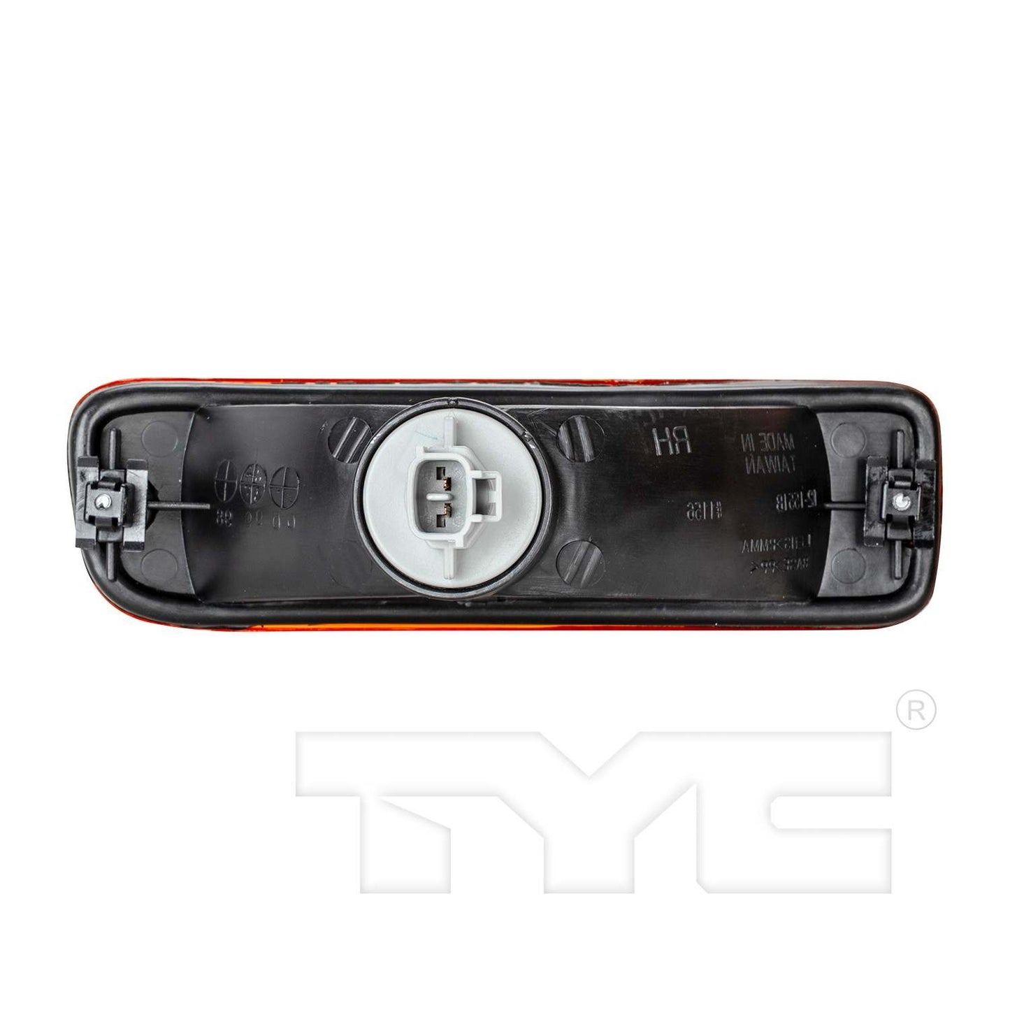 Back View of Front Left Turn Signal Light Assembly TYC 12-1552-90