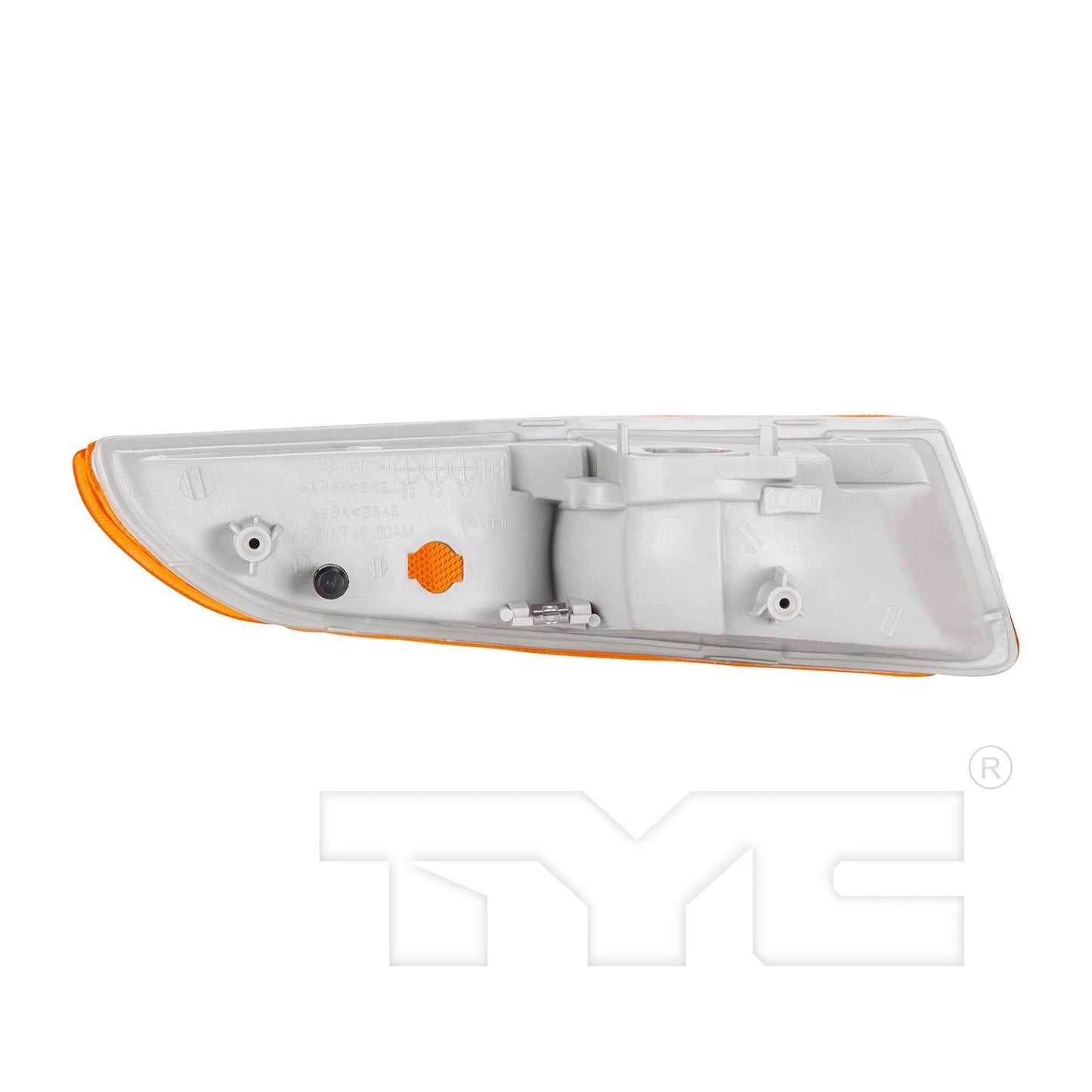 Back View of Front Left Turn Signal / Parking / Side Marker Light TYC 12-1574-01