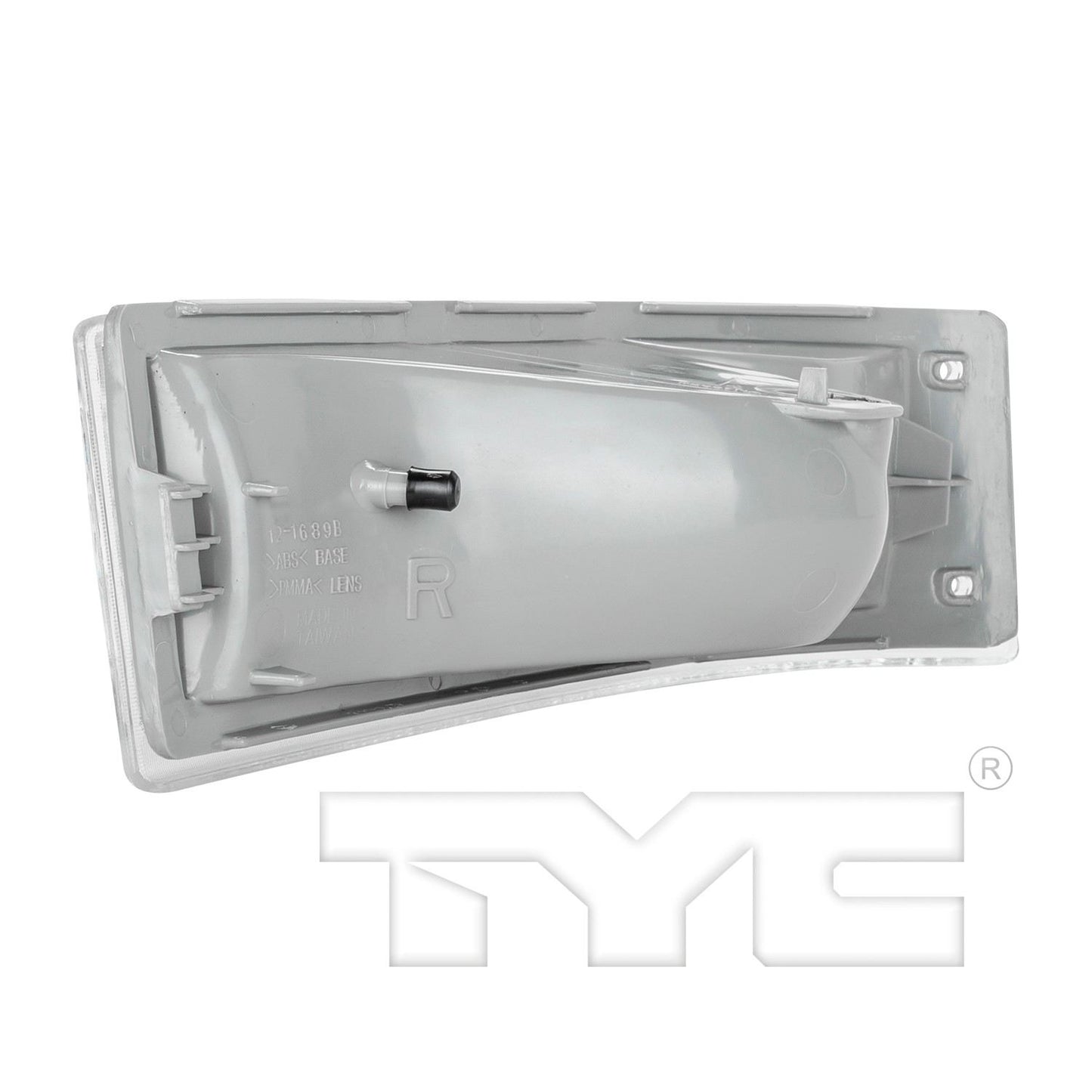 Angle View of Front Right Turn Signal / Parking / Side Marker Light TYC 12-1689-01