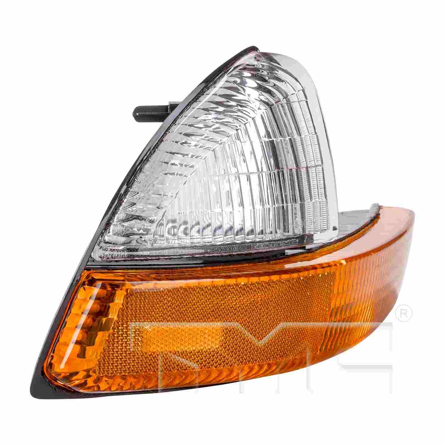 Side View of Front Right Turn Signal / Parking Light Assembly TYC 12-5005-90