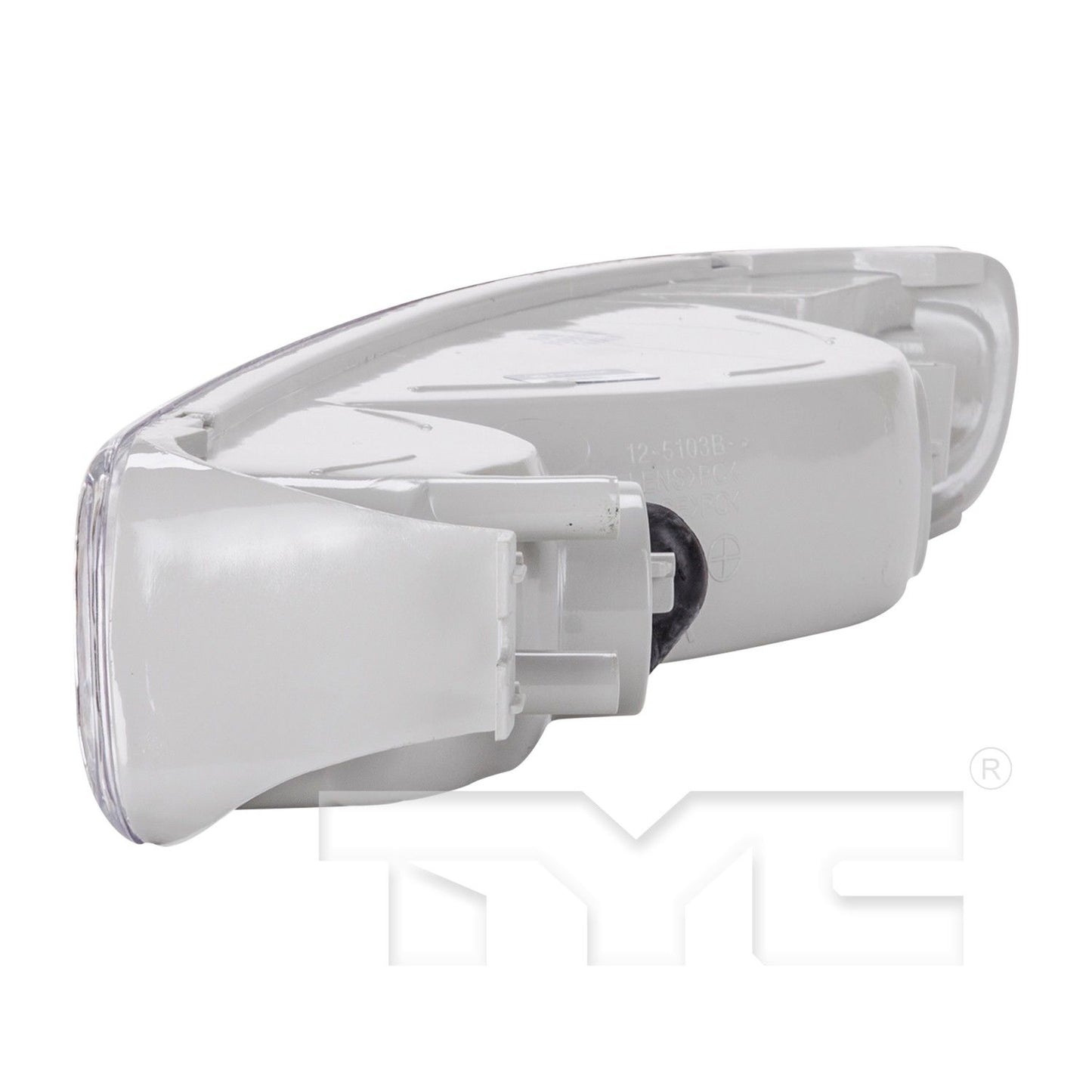 Angle View of Front Right Turn Signal / Parking / Side Marker Light TYC 12-5103-01-9