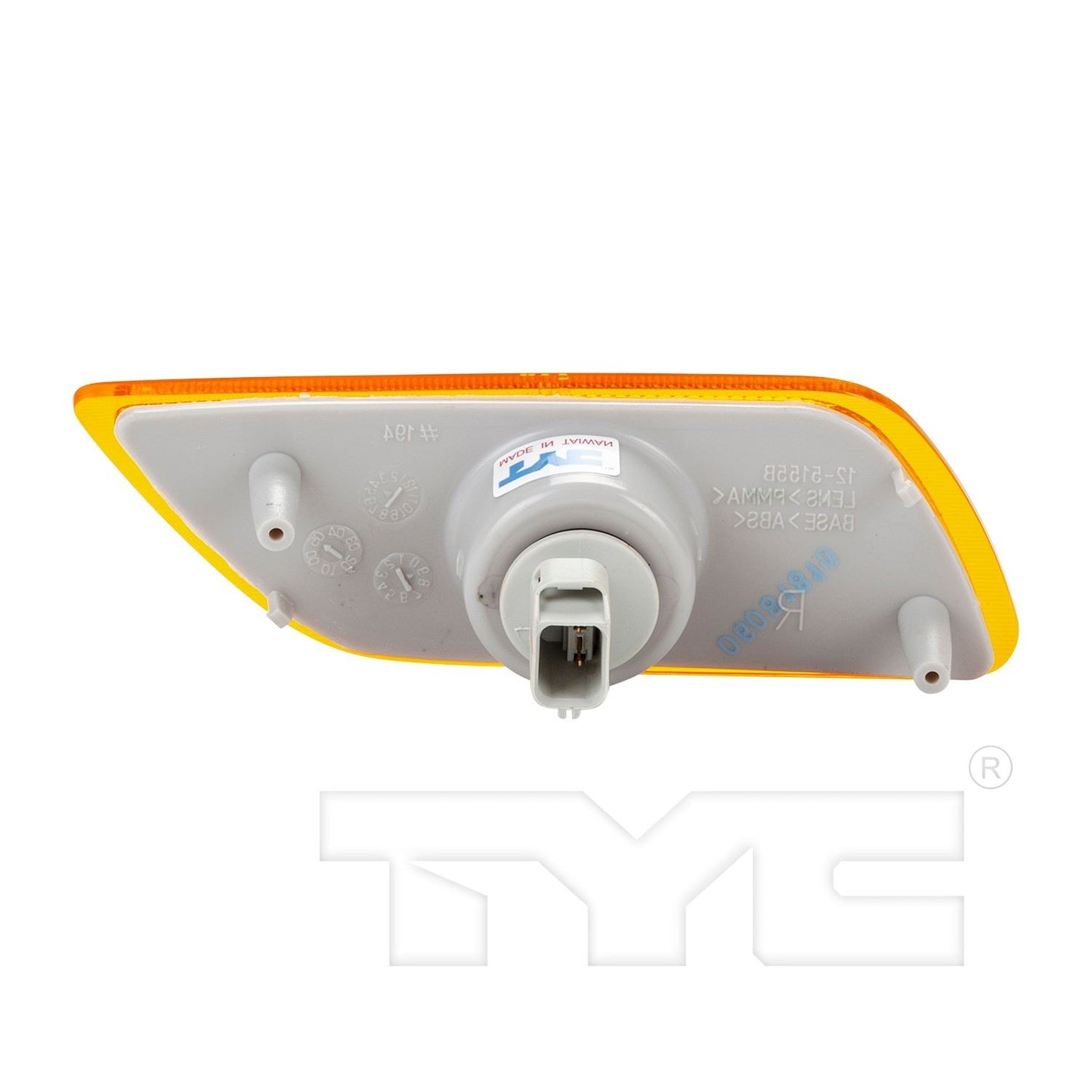 Back View of Front Left Side Marker Light Assembly TYC 12-5156-00