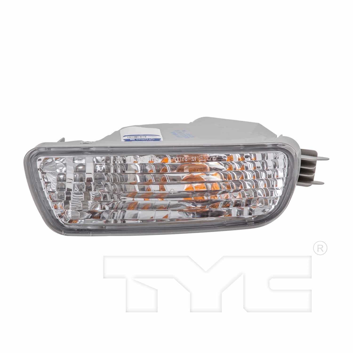 Front View of Front Left Turn Signal Light Assembly TYC 12-5172-00-9