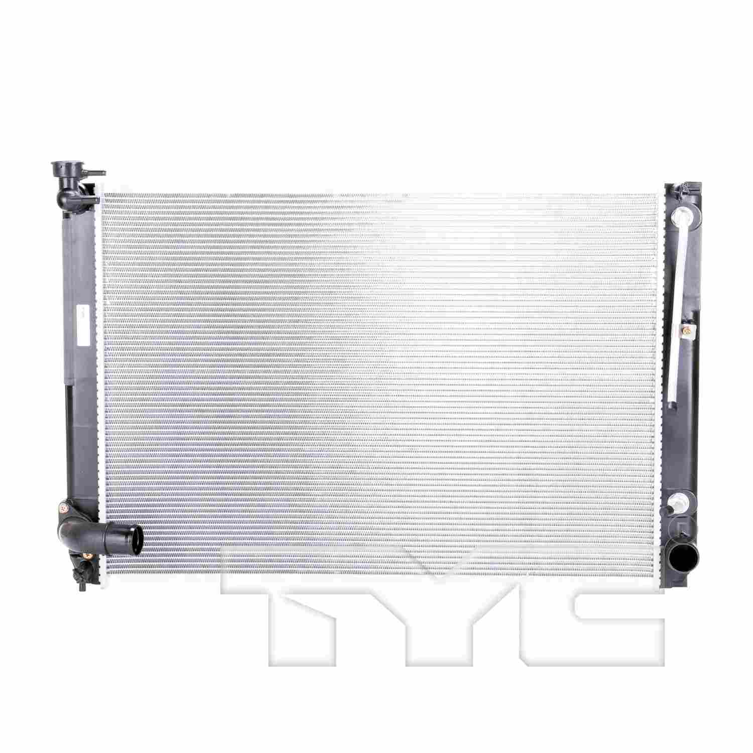 Front View of Radiator TYC 13019