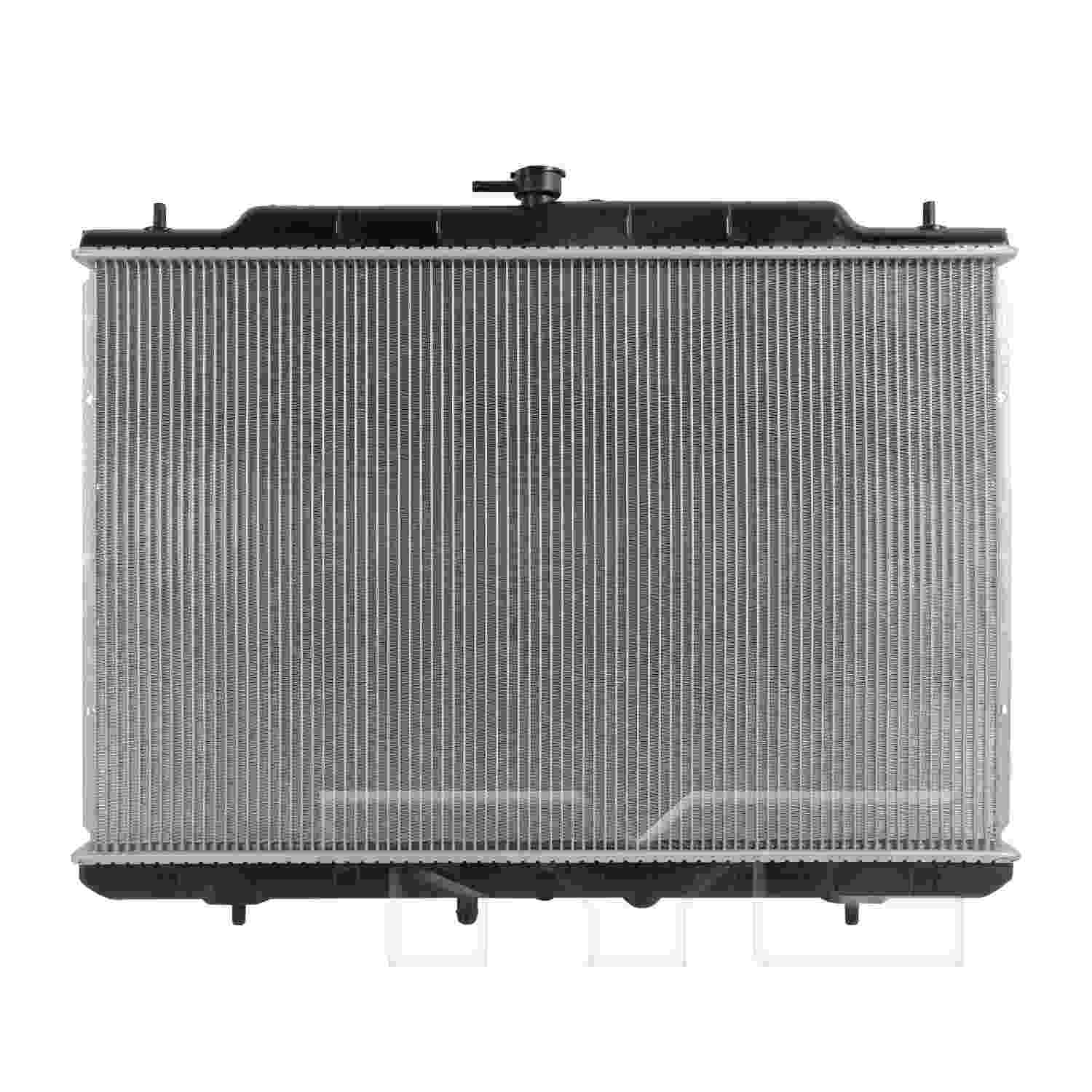 Back View of Radiator TYC 13047