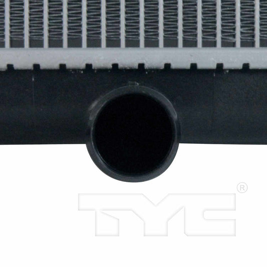 Top View of Radiator TYC 13047