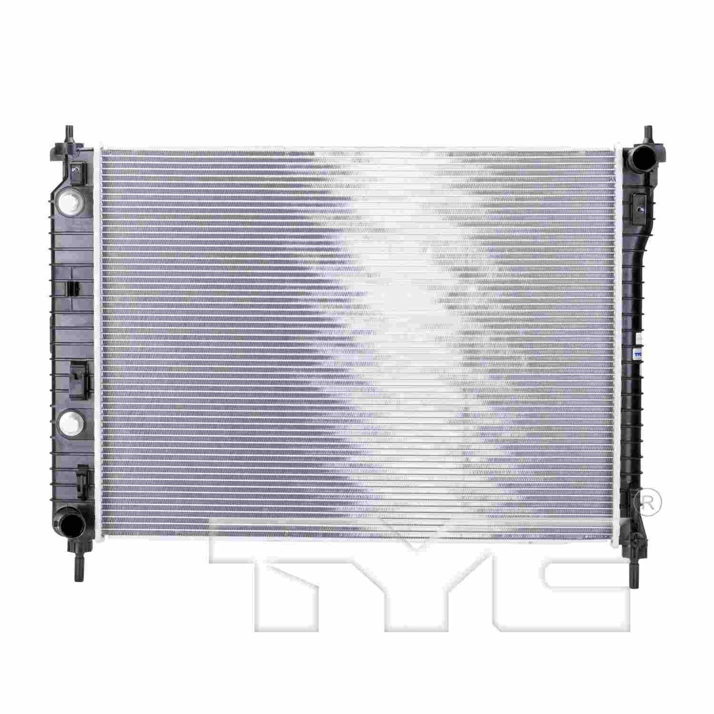 Front View of Radiator TYC 13057