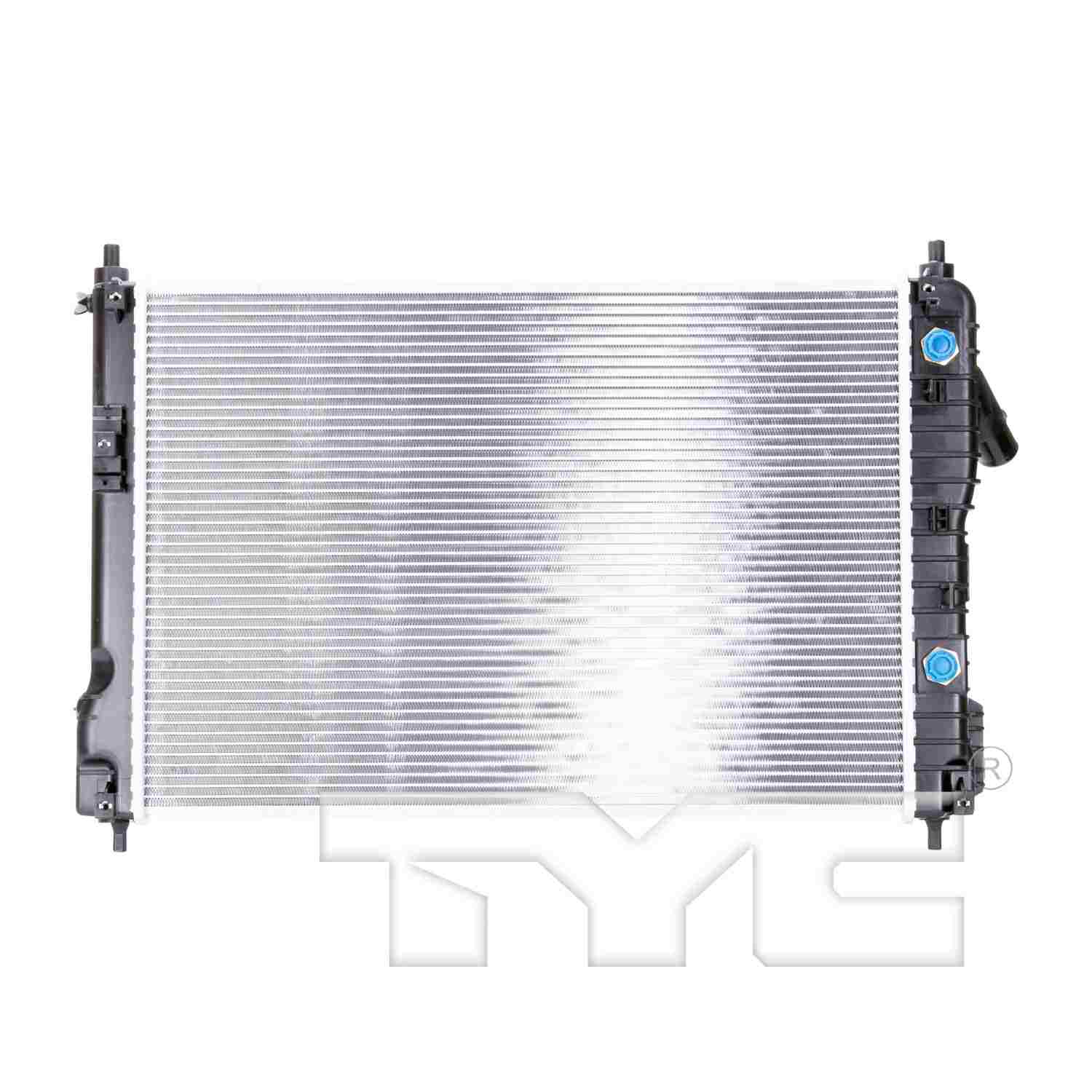 Back View of Radiator TYC 13097