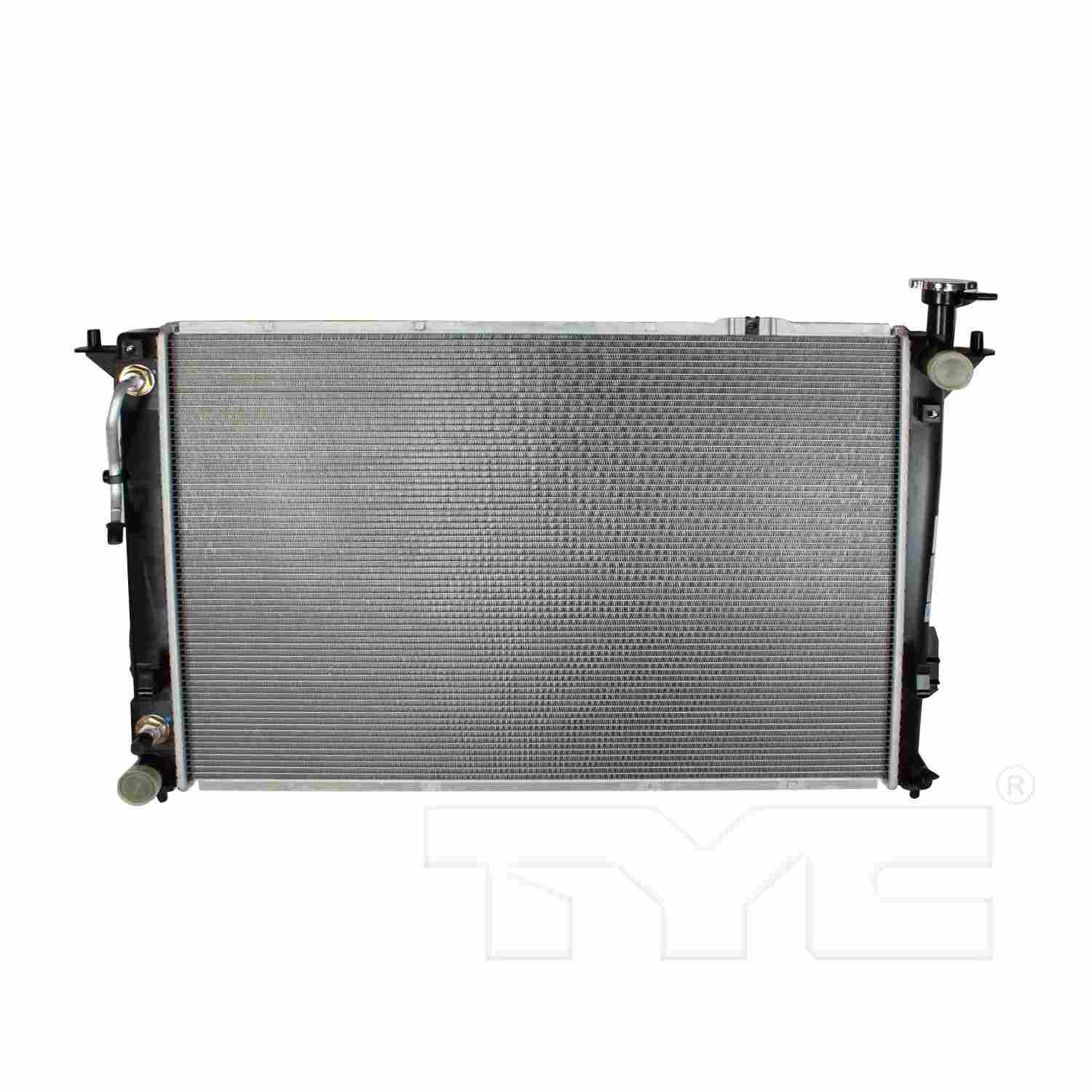 Front View of Radiator TYC 13194