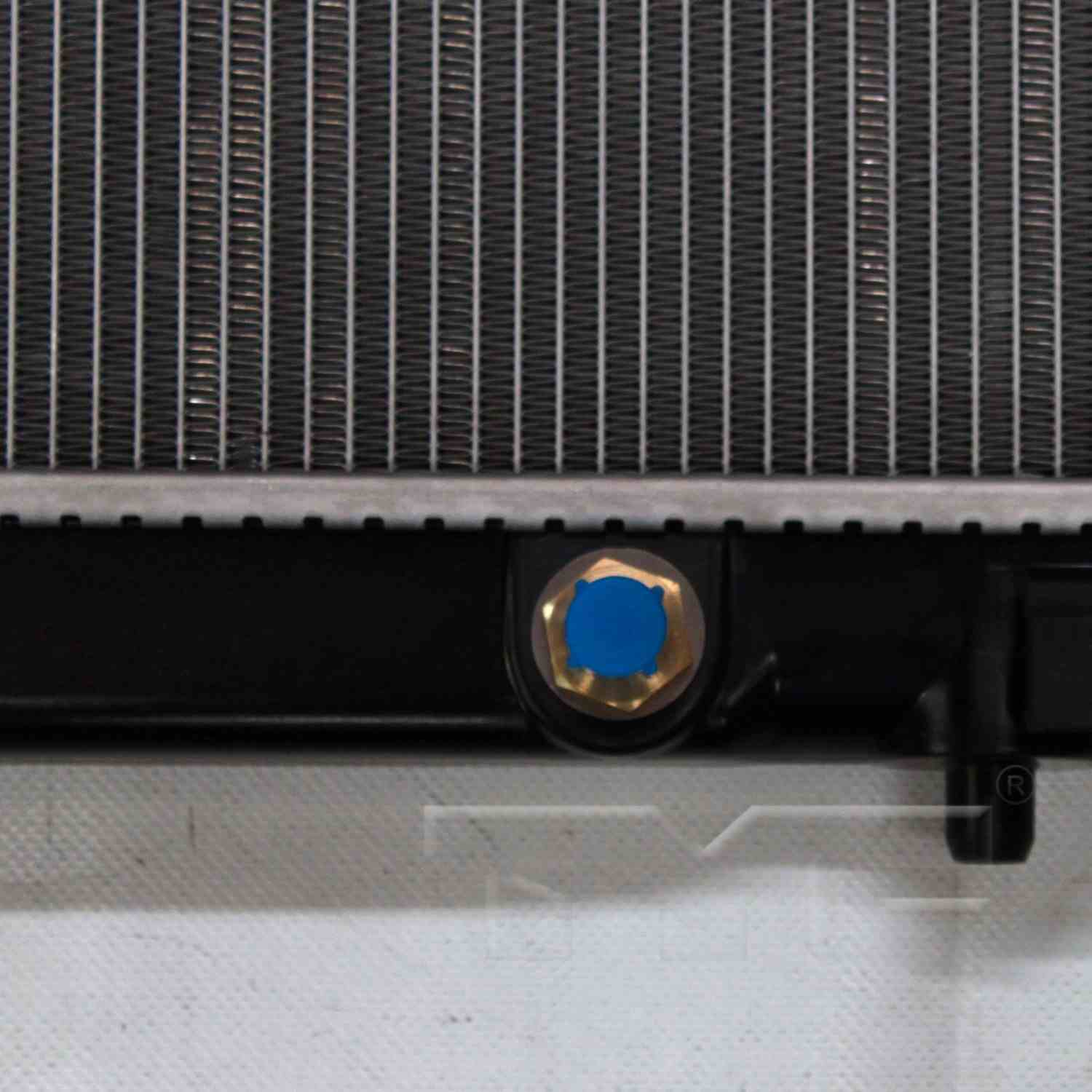 Bottom View of Radiator TYC 13206