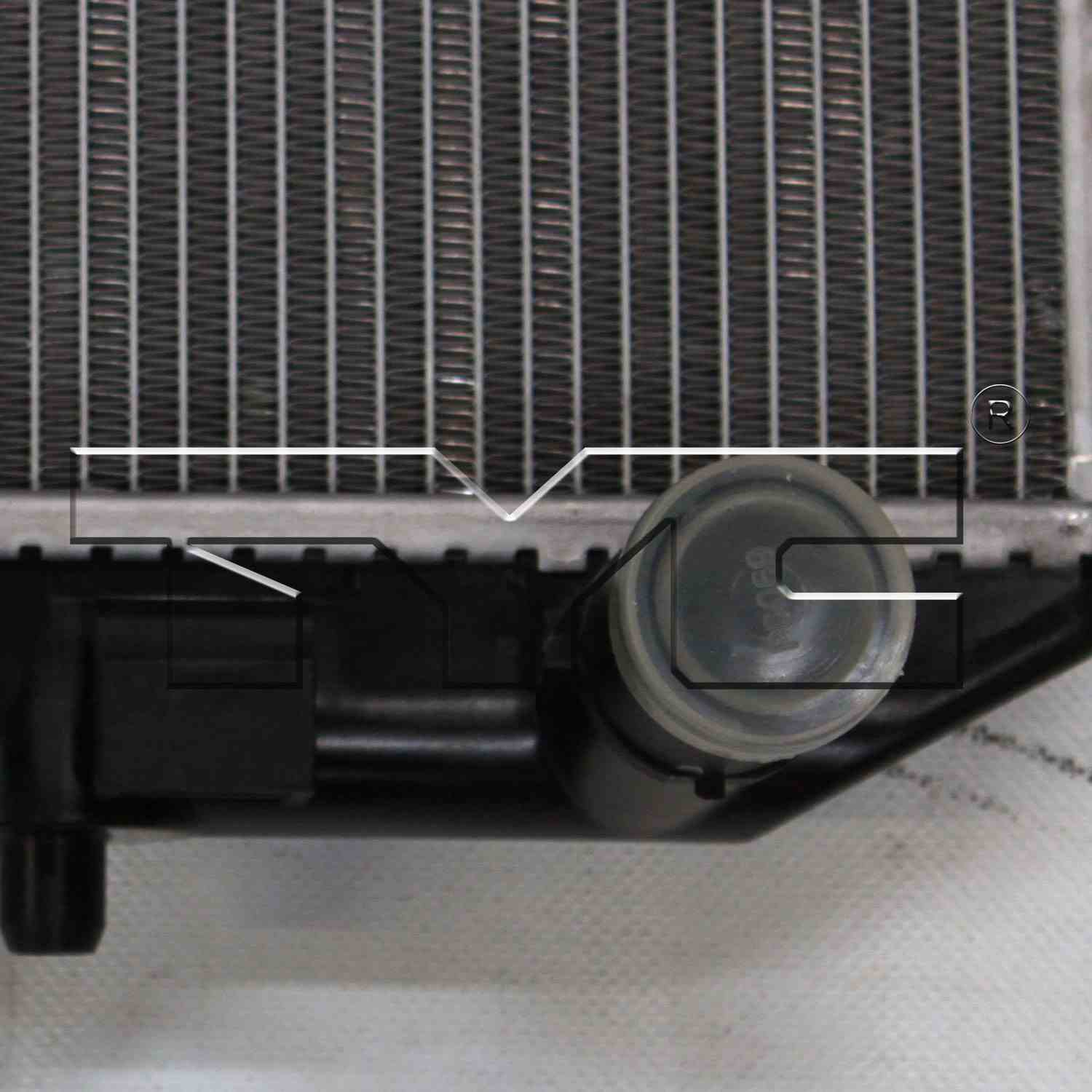 Connector View of Radiator TYC 13206