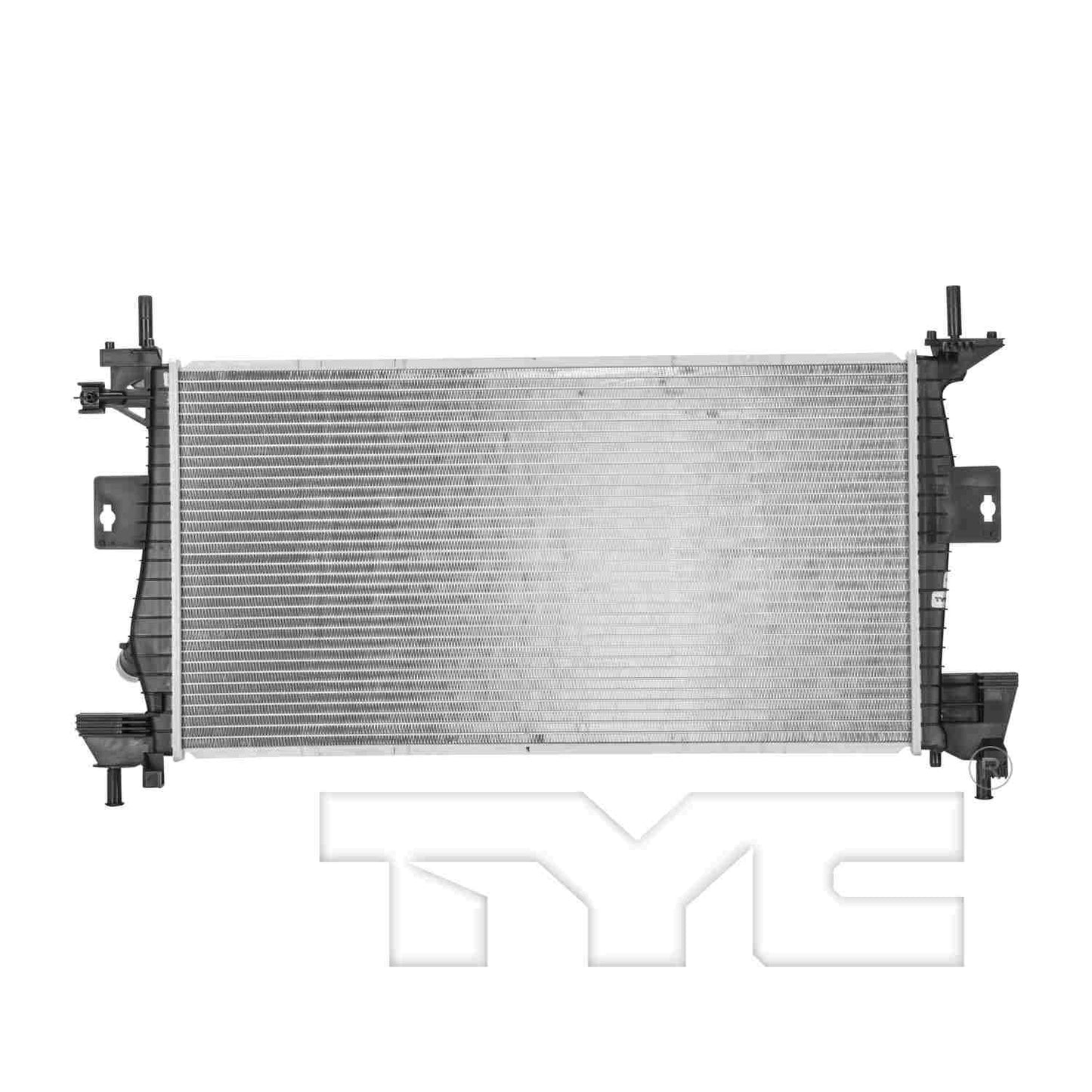 Back View of Radiator TYC 13219