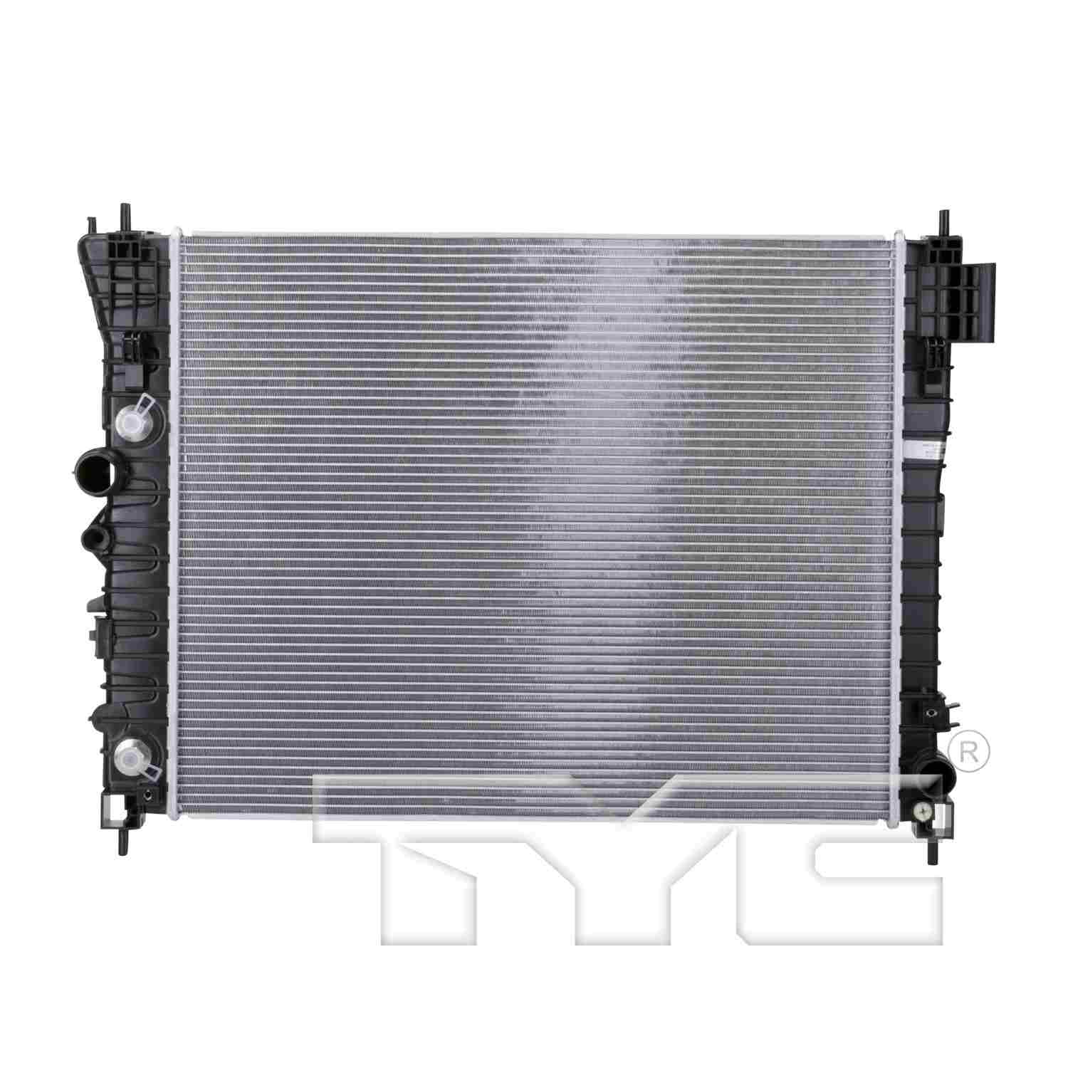 Front View of Radiator TYC 13361