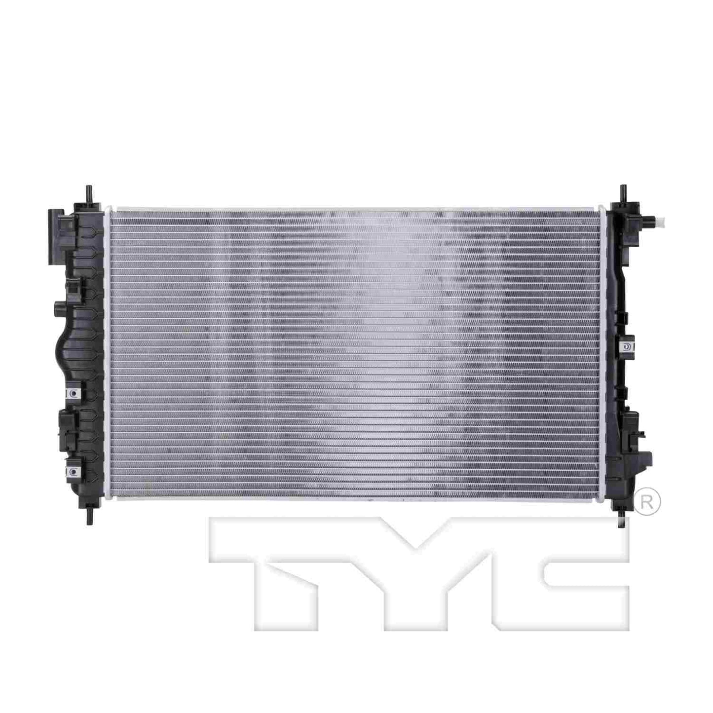 Back View of Radiator TYC 13366