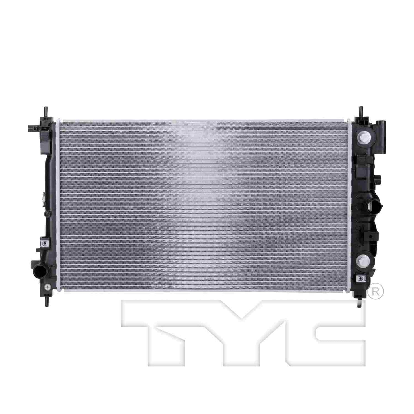 Front View of Radiator TYC 13366