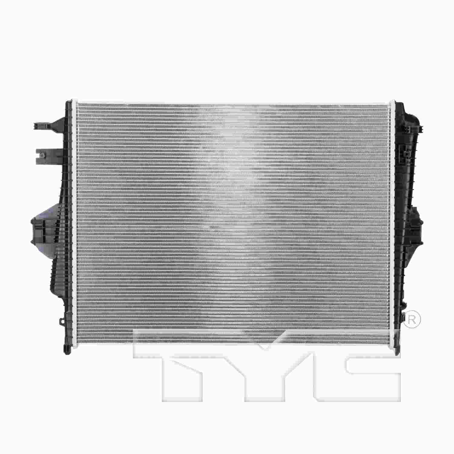 Back View of Radiator TYC 13551