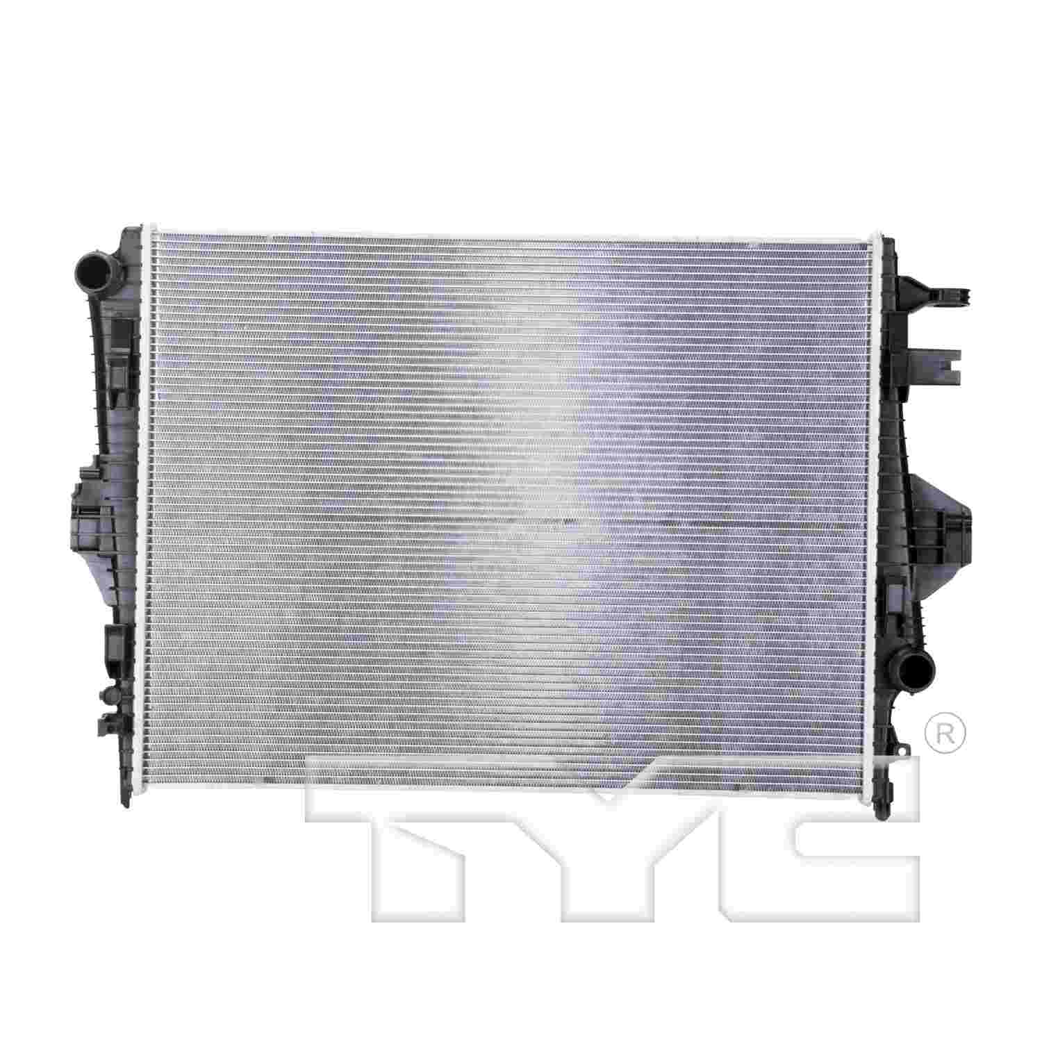 Front View of Radiator TYC 13551