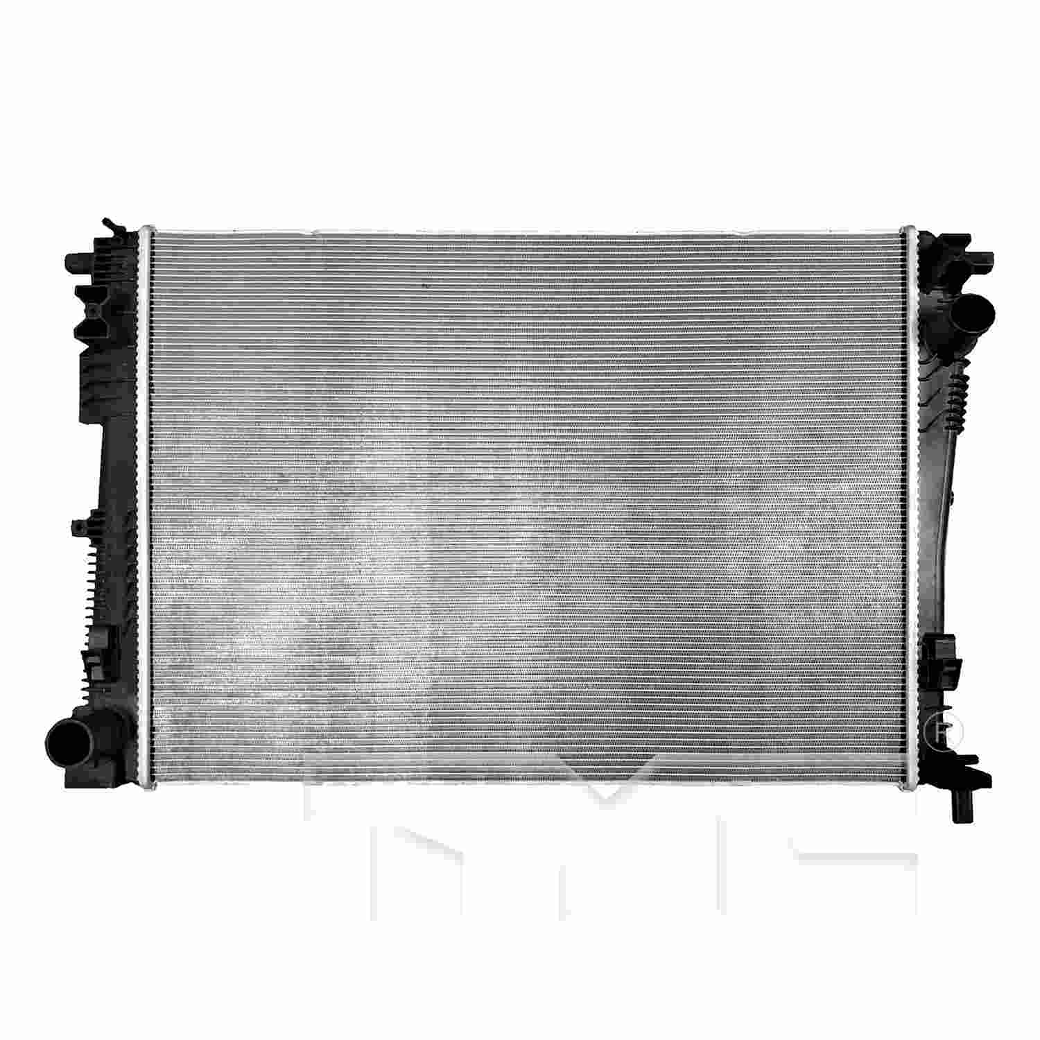 Front View of Radiator TYC 13642