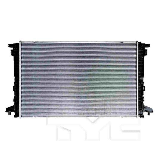 Back View of Radiator TYC 13665