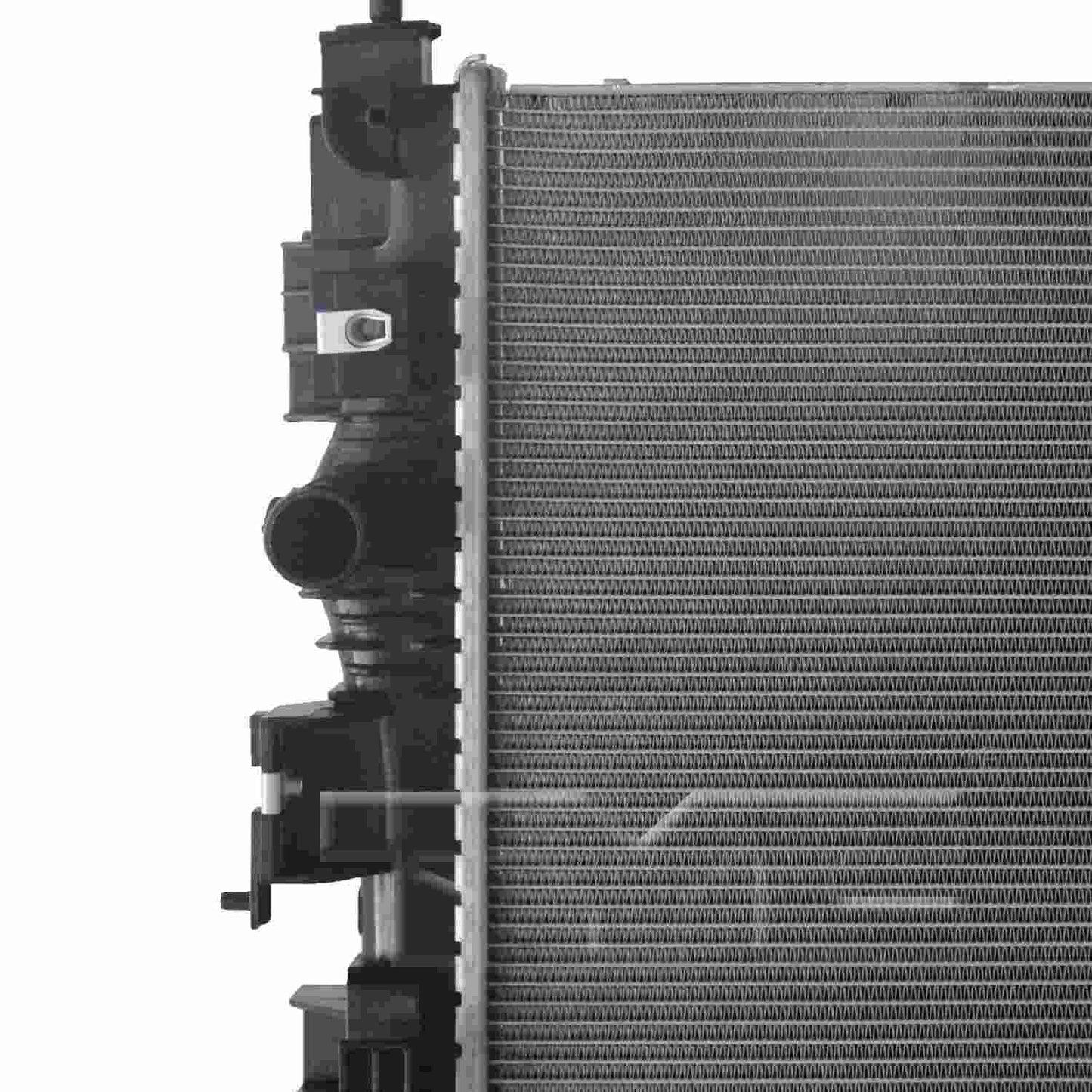 Side View of Front Radiator TYC 13682