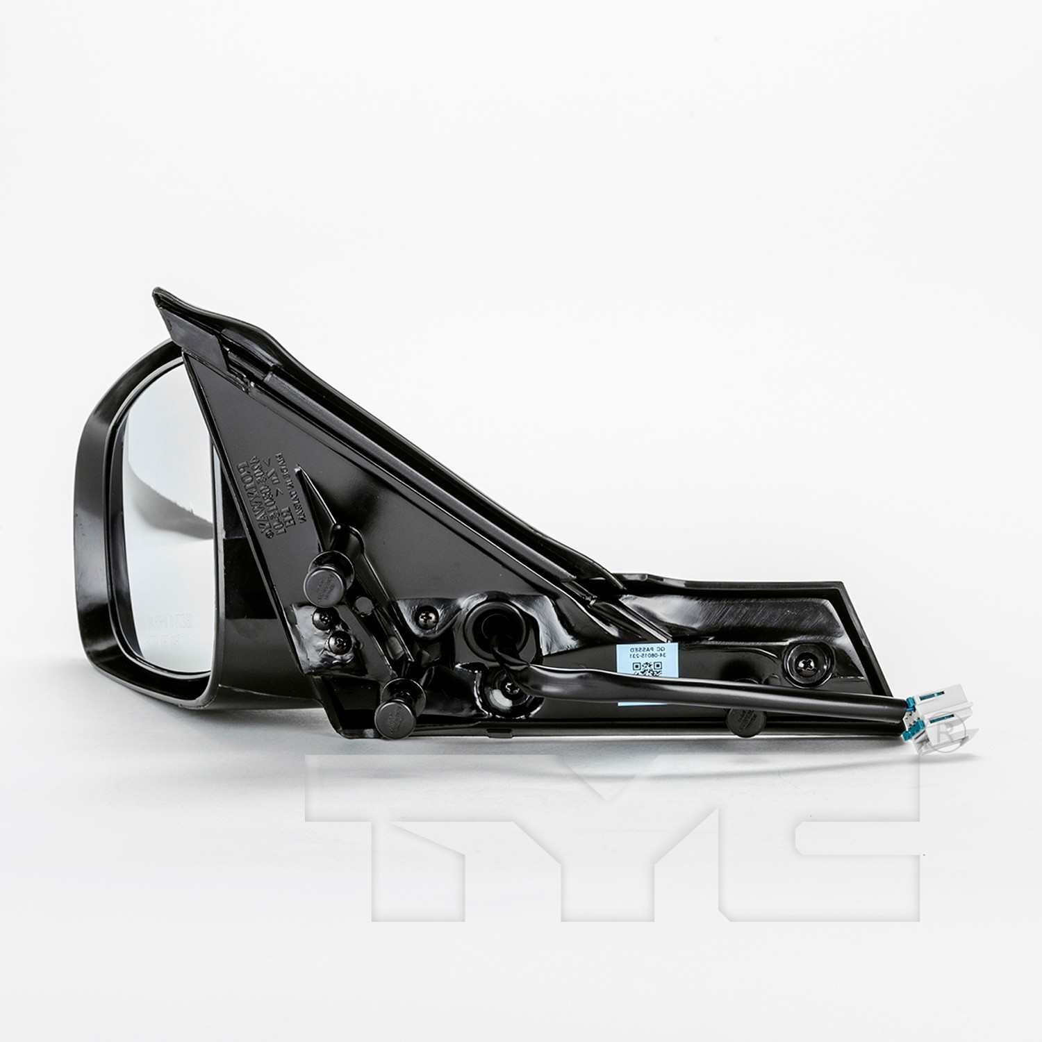 Angle View of Left Door Mirror TYC 1390032