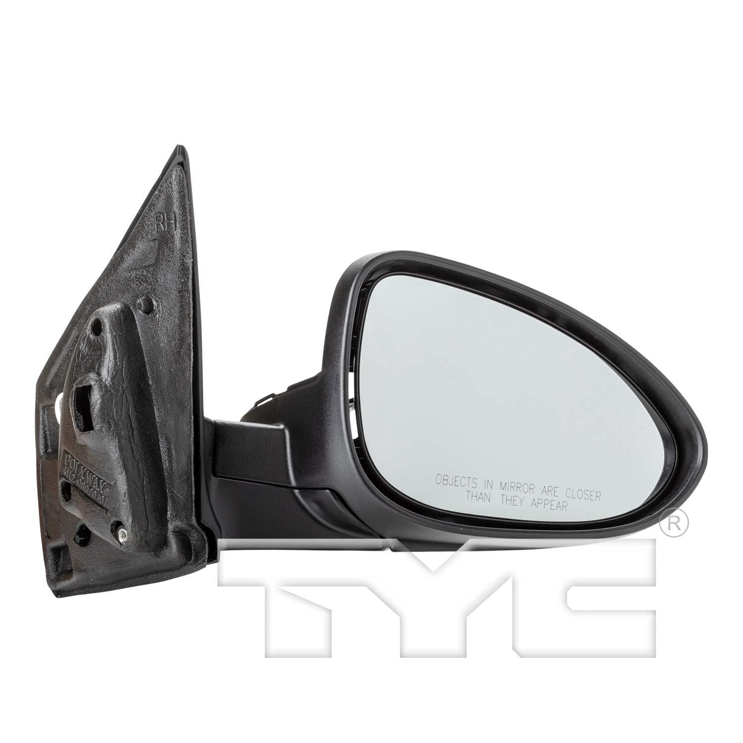 Back View of Right Door Mirror TYC 1590041