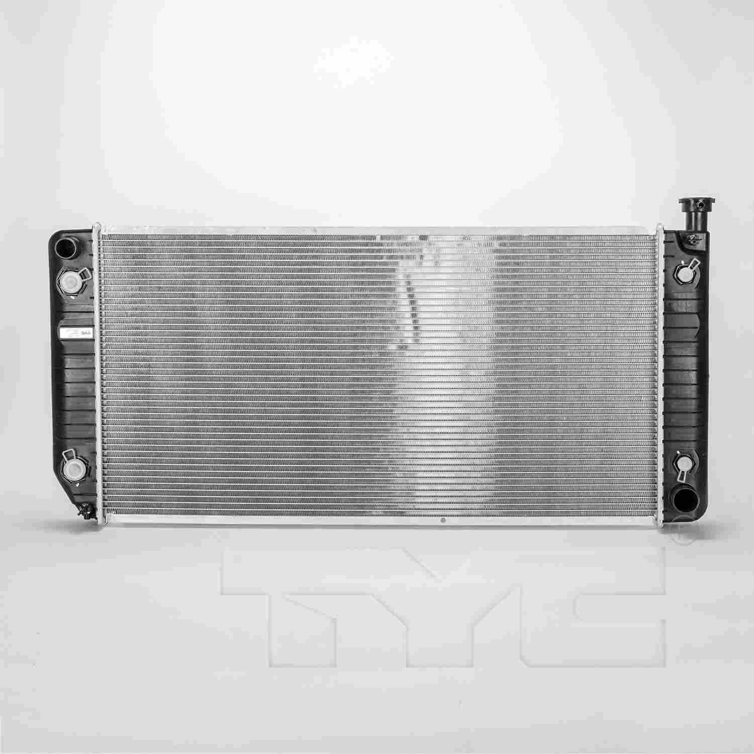 Front View of Radiator TYC 1693