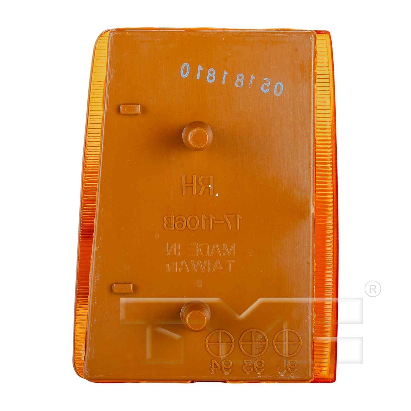 Back View of Upper Left Side Marker Light TYC 17-1107-01