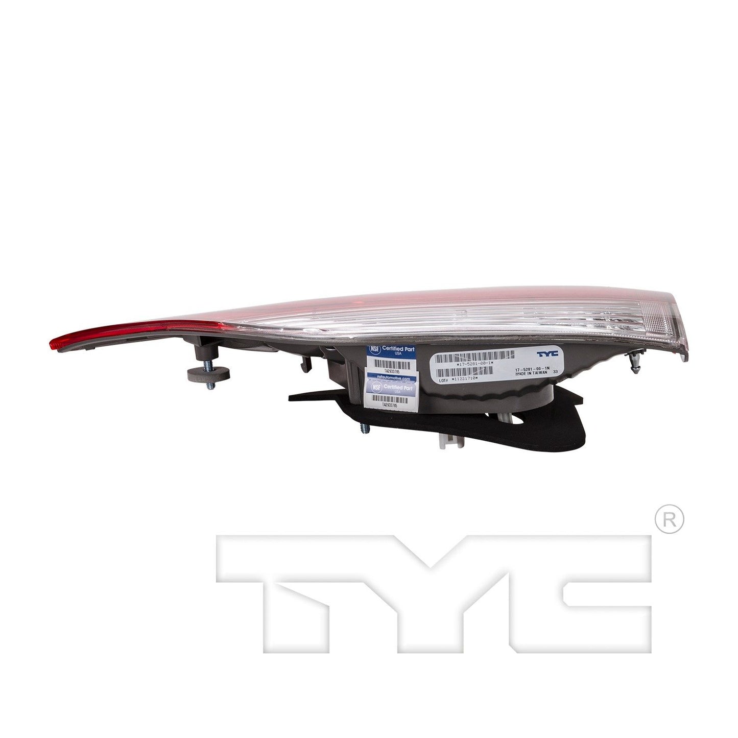 Bottom View of Right Tail Light Assembly TYC 17-5281-00-9