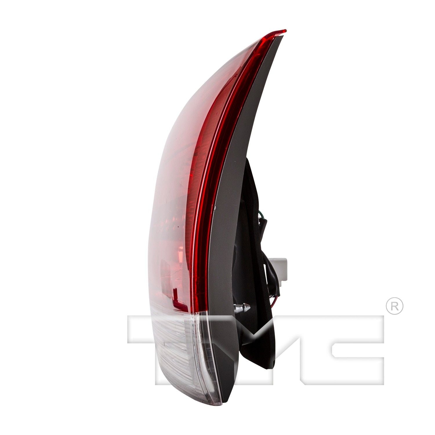 Side View of Right Tail Light Assembly TYC 17-5281-00-9