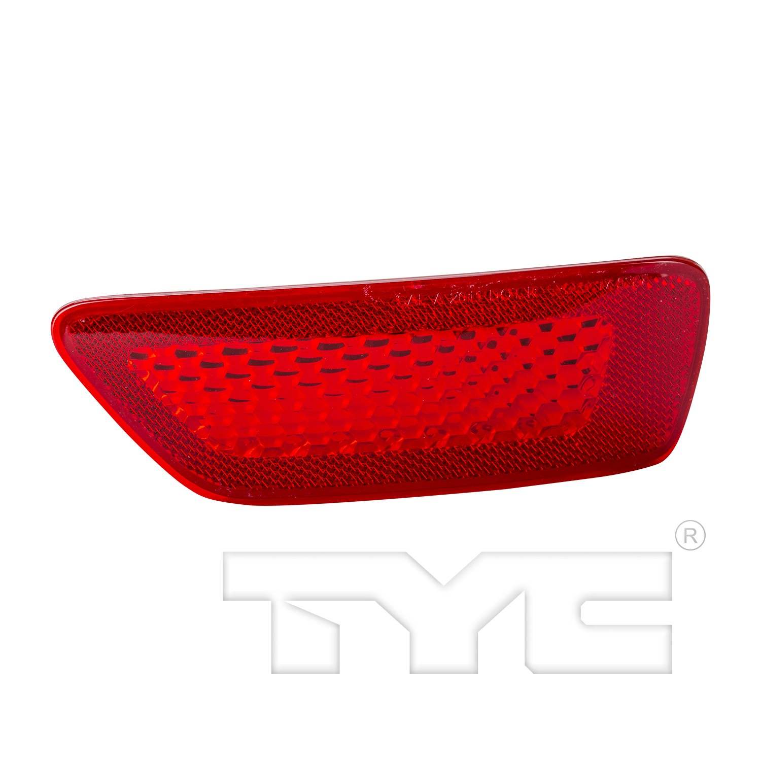 Front View of Rear Right Reflector Assembly TYC 17-5287-00