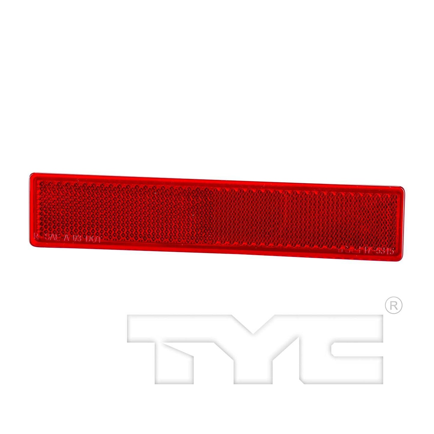 Front View of Rear Right Reflector Assembly TYC 17-5315-00-9