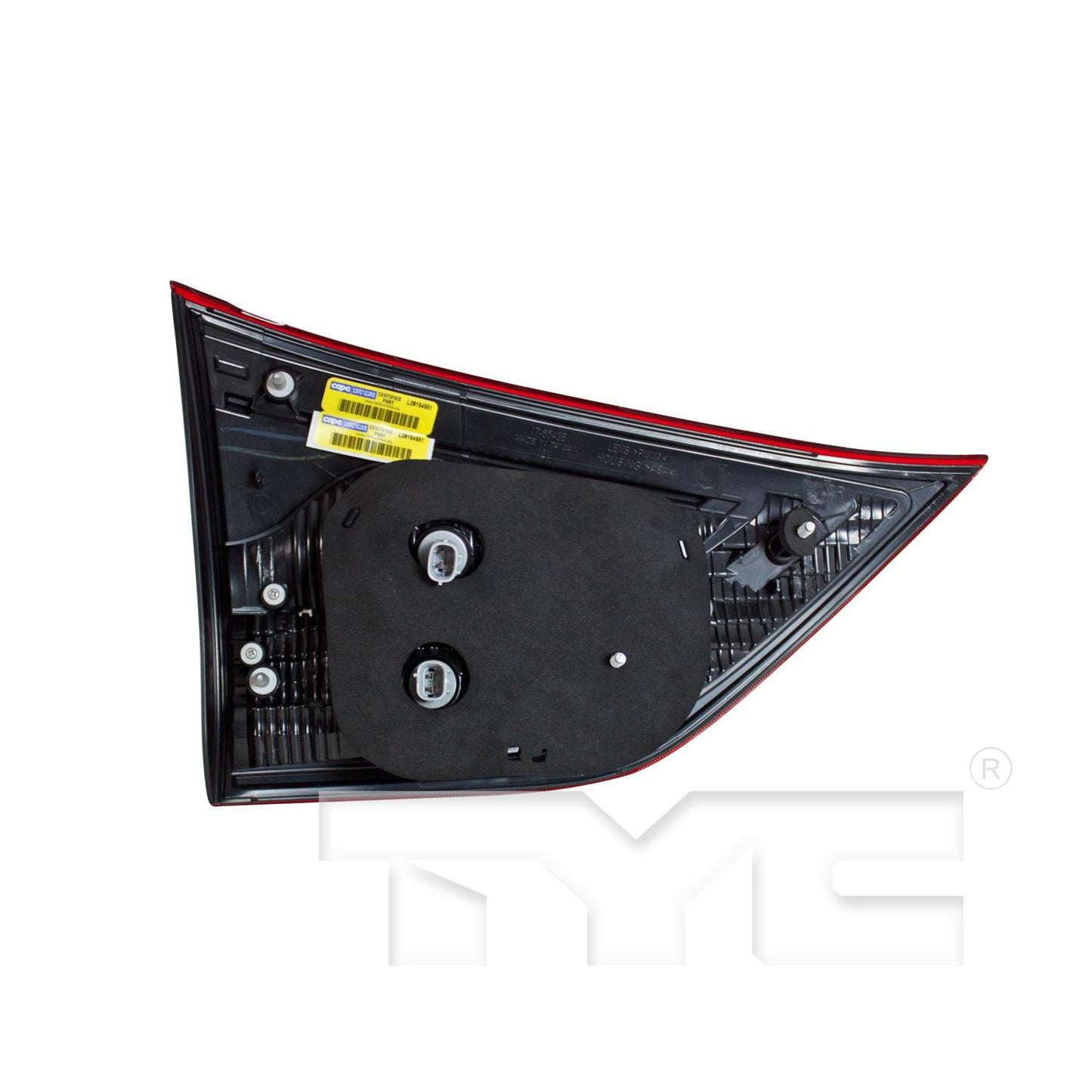 Back View of Right Tail Light Assembly TYC 17-5543-00-9