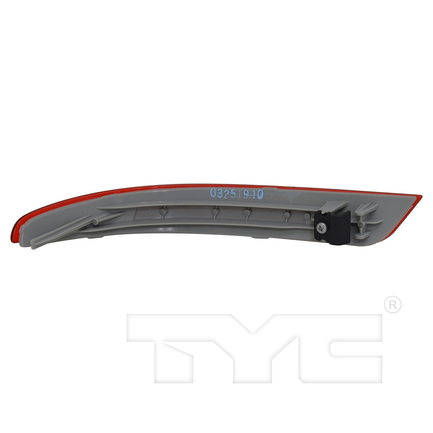 Back View of Rear Right Reflector Assembly TYC 17-5763-00