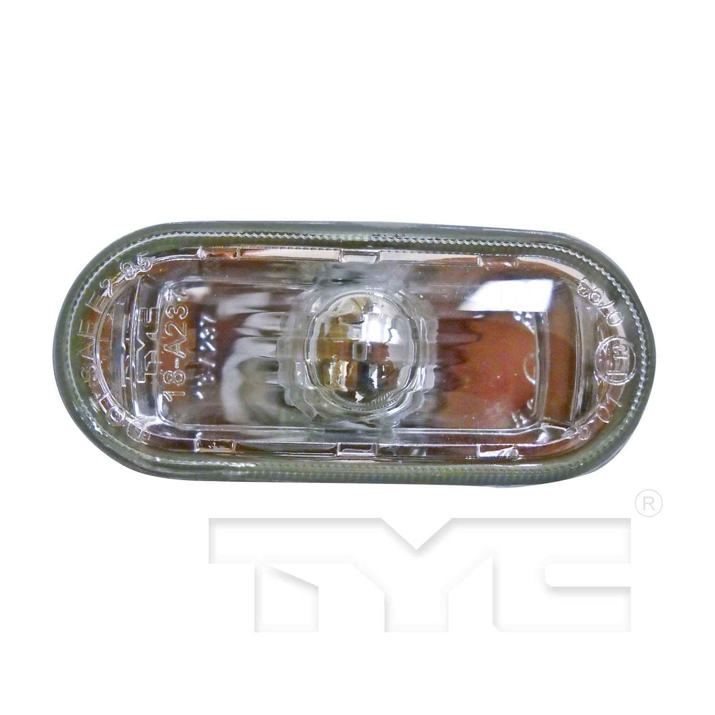 Front View of Right Side Repeater Light Assembly TYC 18-0237-00