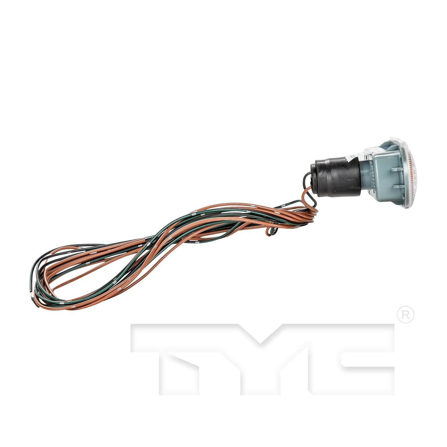 Side View of Right Side Repeater Light Assembly TYC 18-0237-00