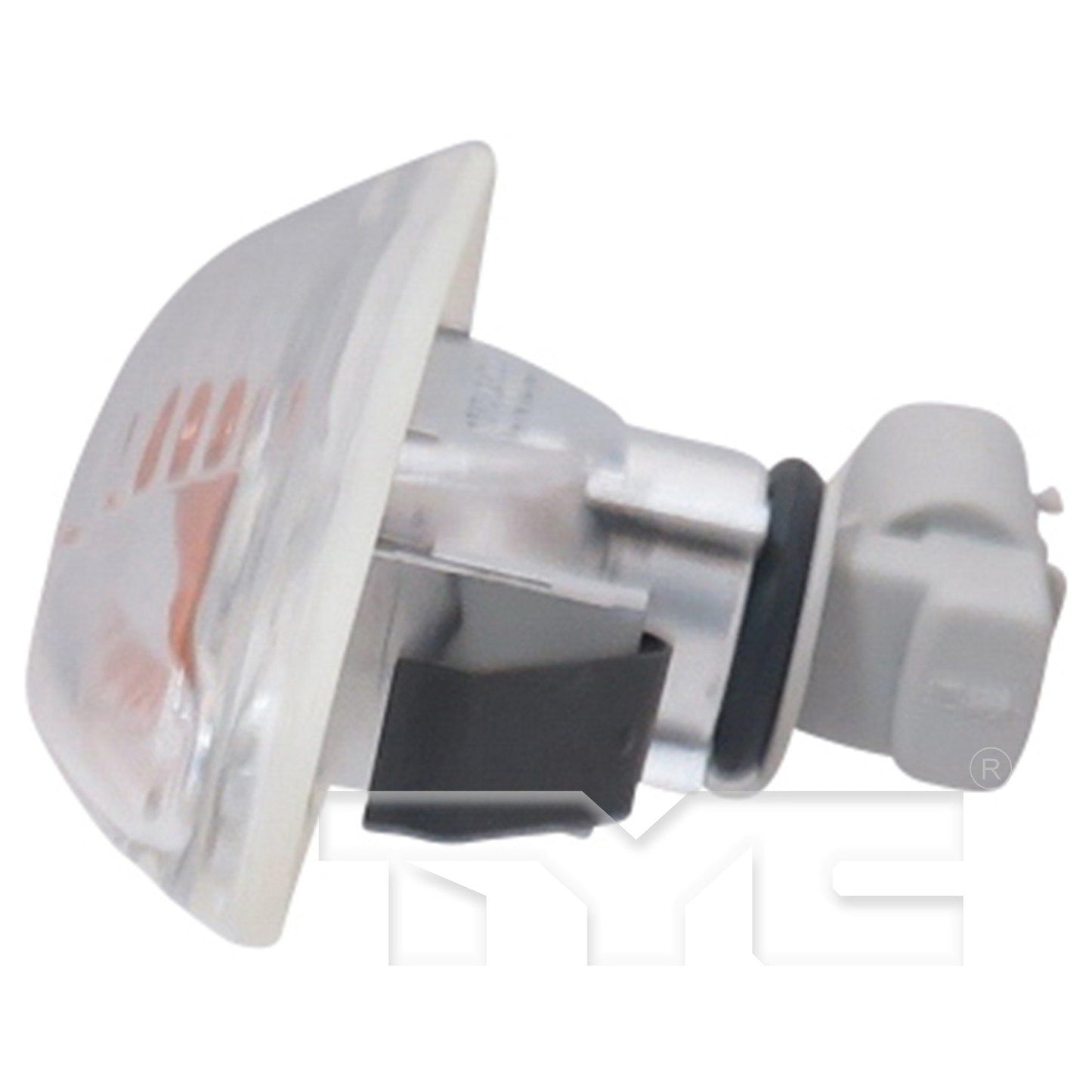 Angle View of Left Side Repeater Light Assembly TYC 18-0399-00