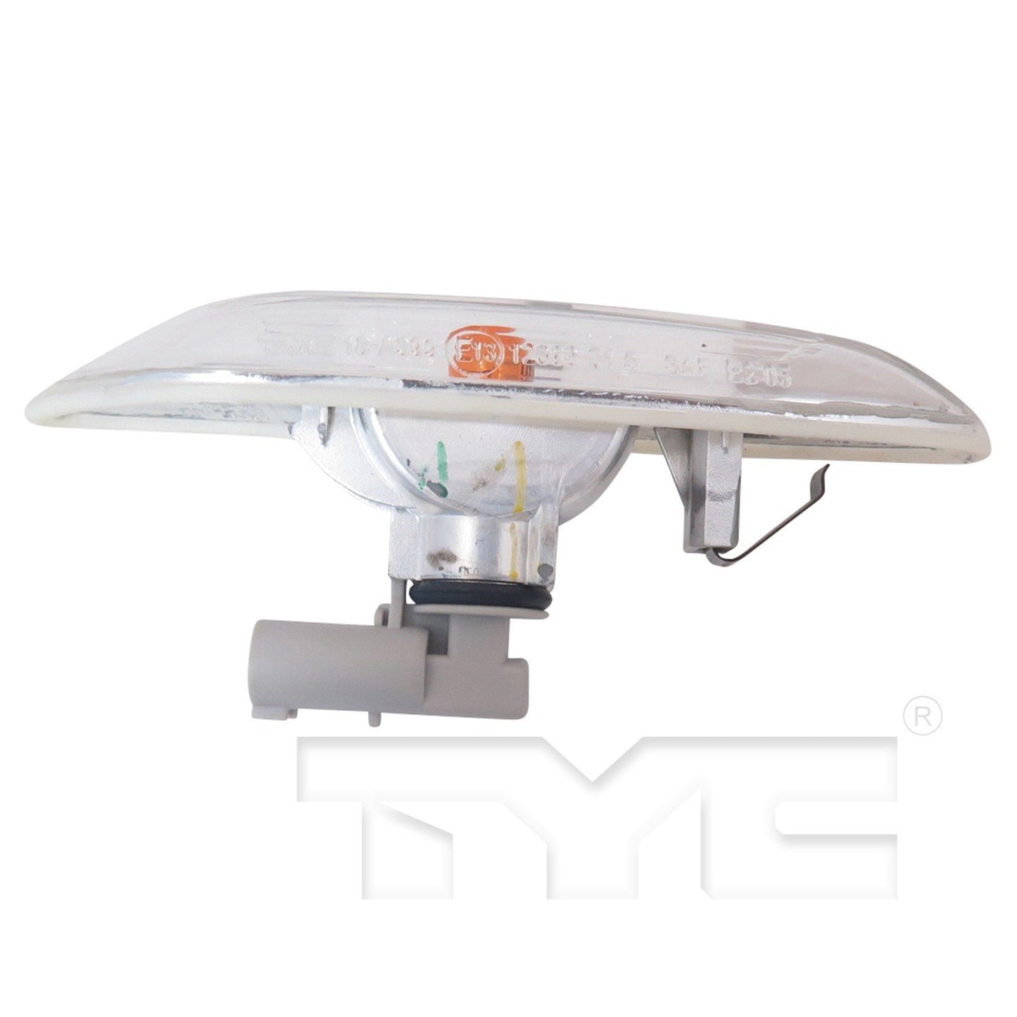 Bottom View of Left Side Repeater Light Assembly TYC 18-0399-00