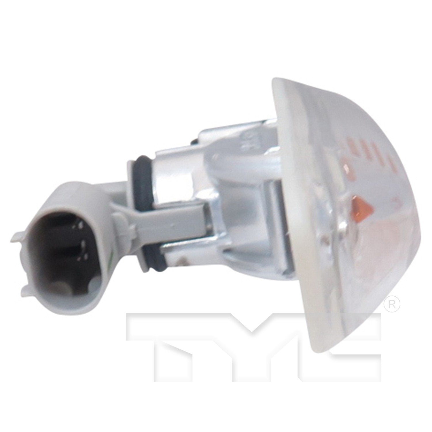 Side View of Left Side Repeater Light Assembly TYC 18-0399-00