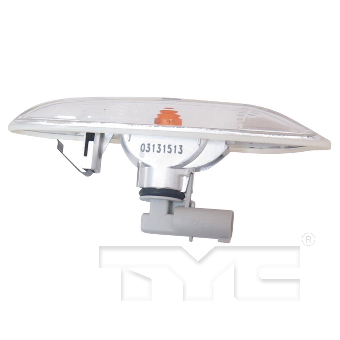 Top View of Left Side Repeater Light Assembly TYC 18-0399-00