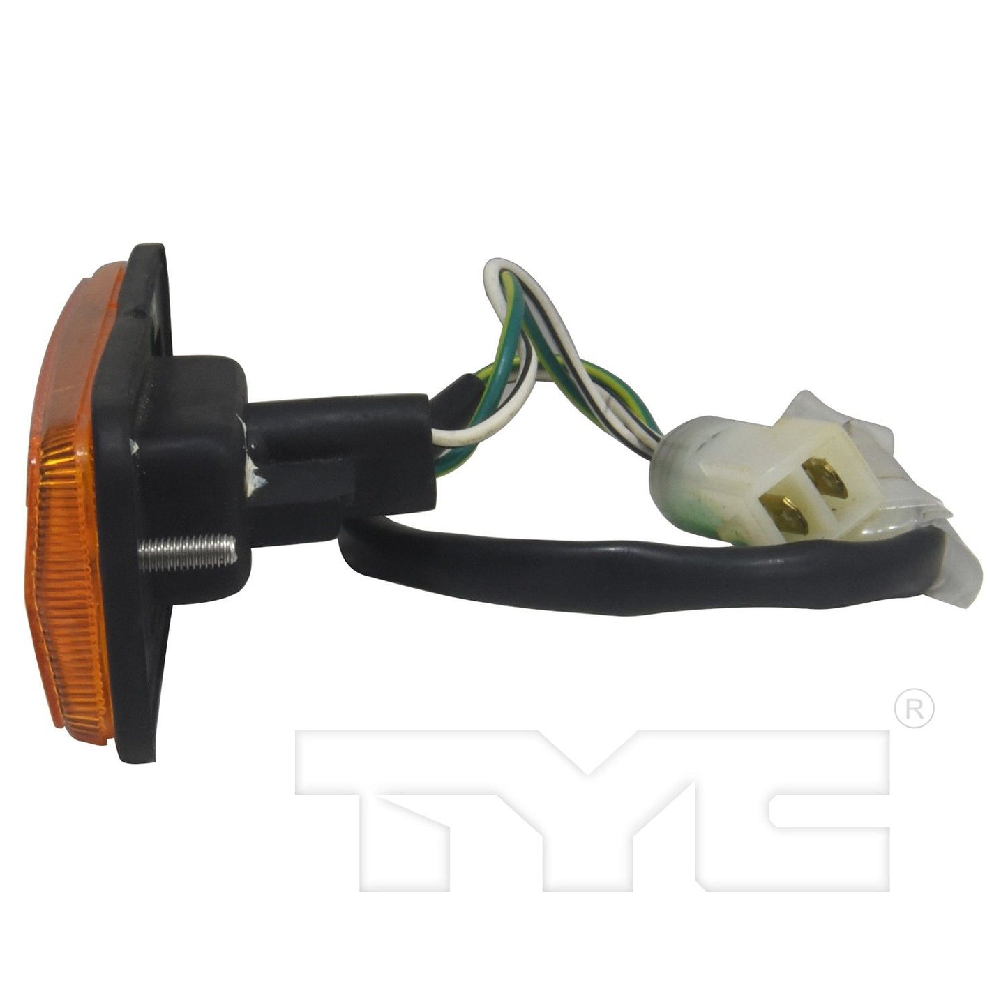 Angle View of Front Right Side Marker Light Assembly TYC 18-1153-00