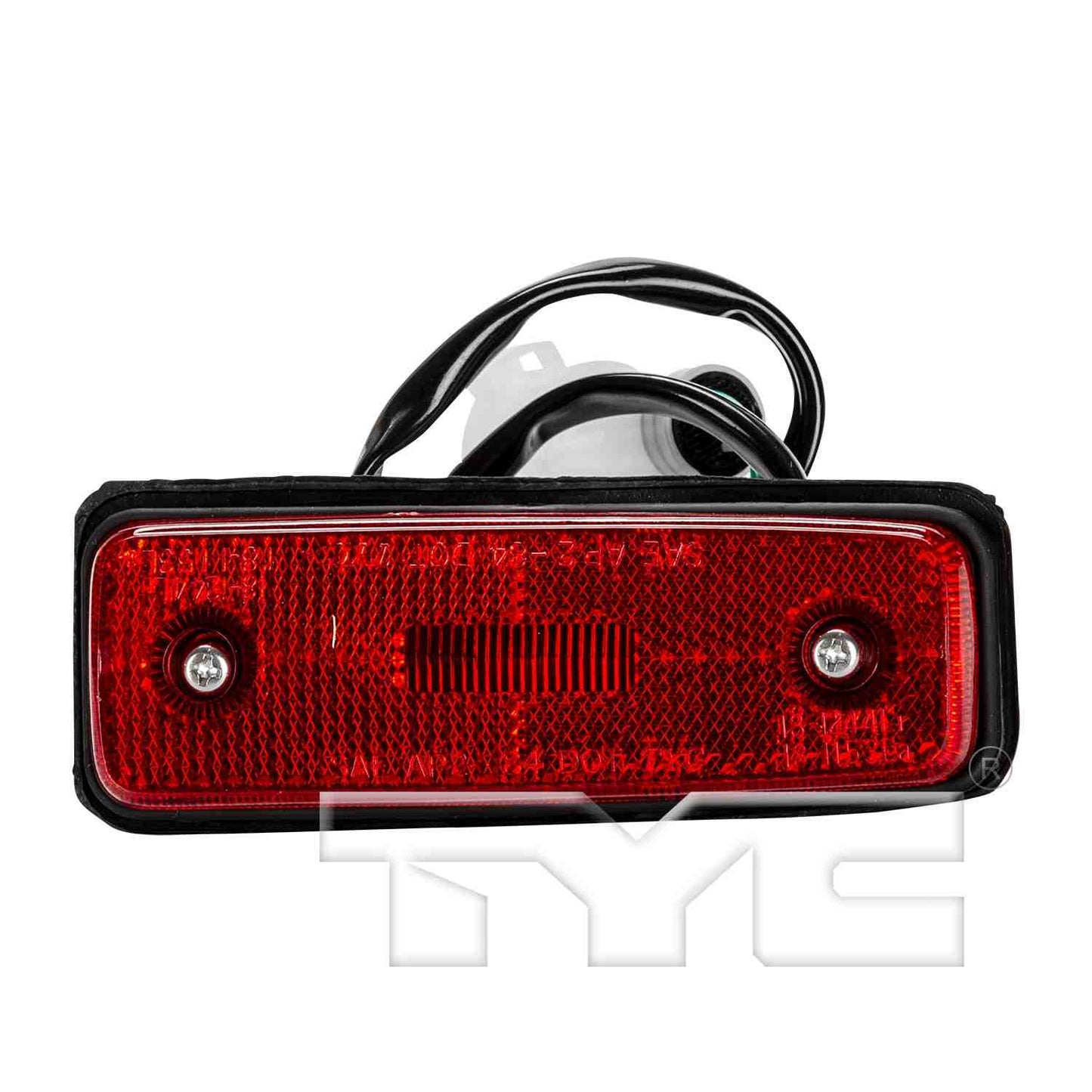 Front View of Rear Right Side Marker Light Assembly TYC 18-1244-90