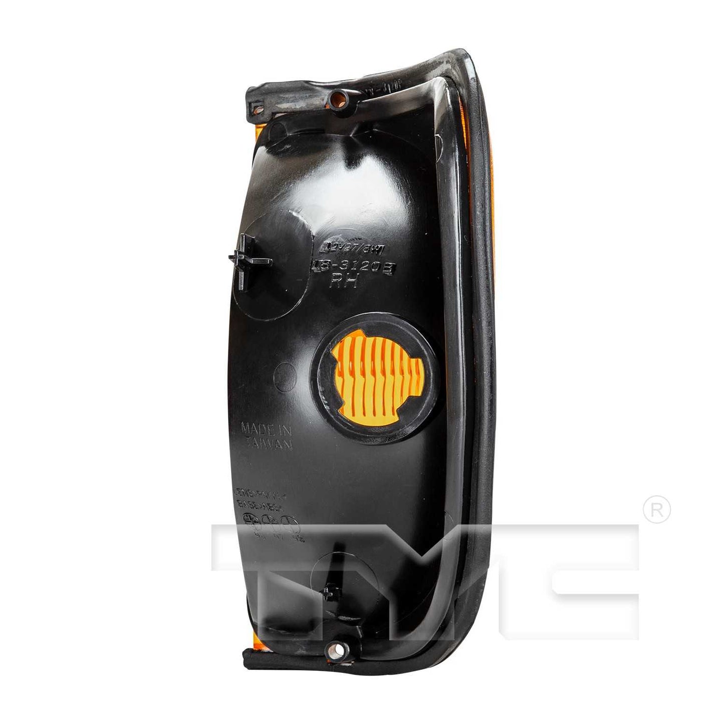 Back View of Front Right Parking / Side Marker Light TYC 18-3120-91