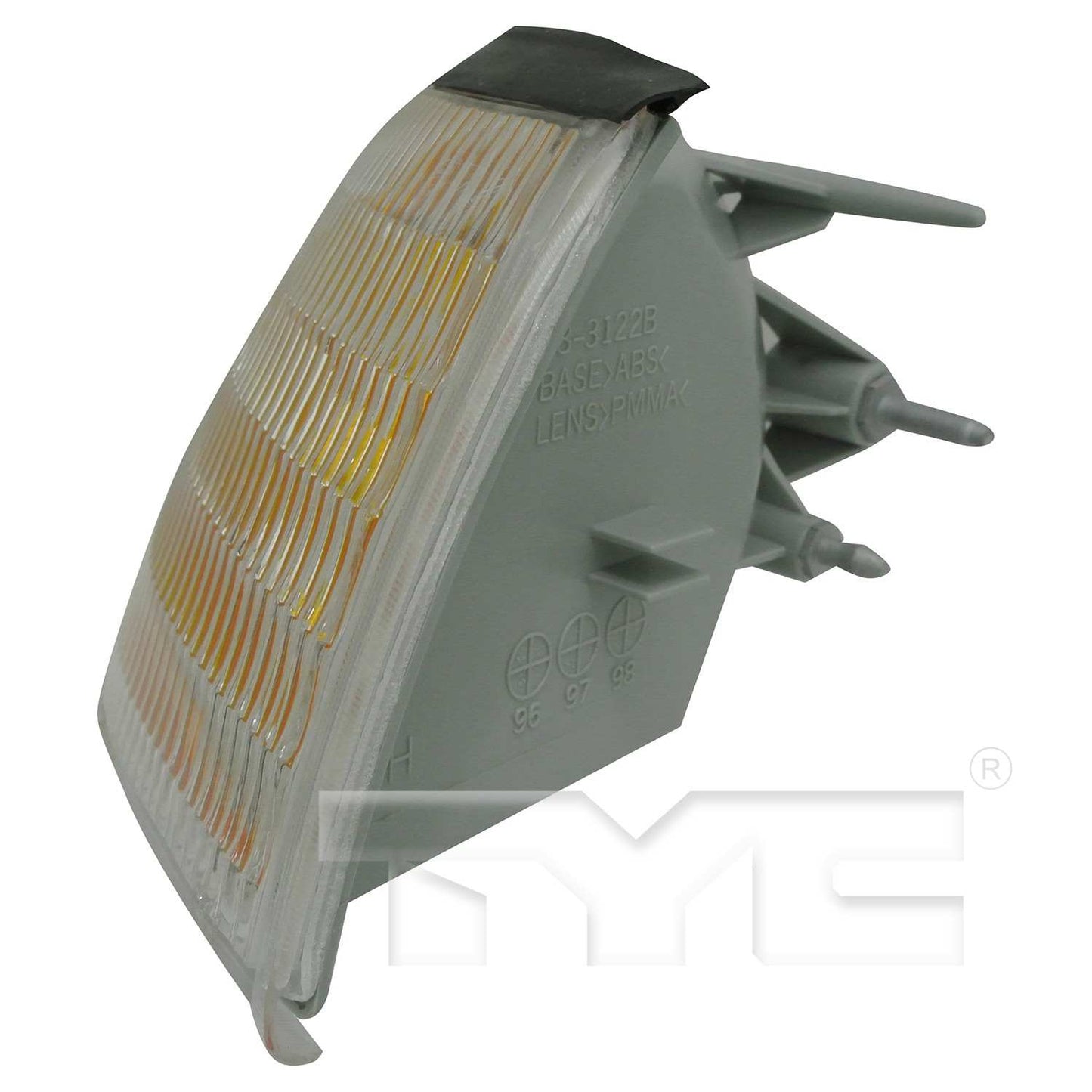 Angle View of Right Parking Light Lens / Housing TYC 18-3122-01