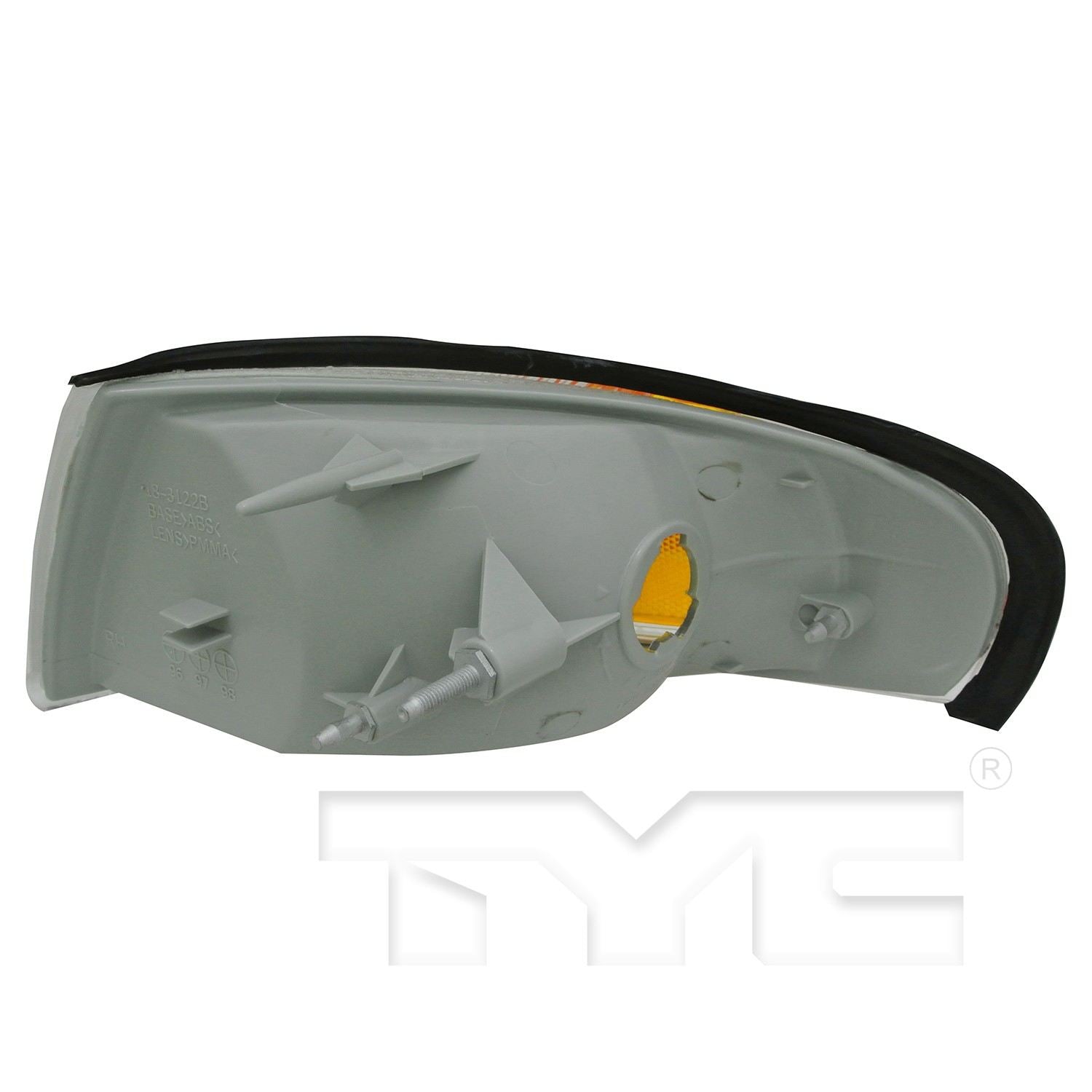 Back View of Right Parking Light Lens / Housing TYC 18-3122-01