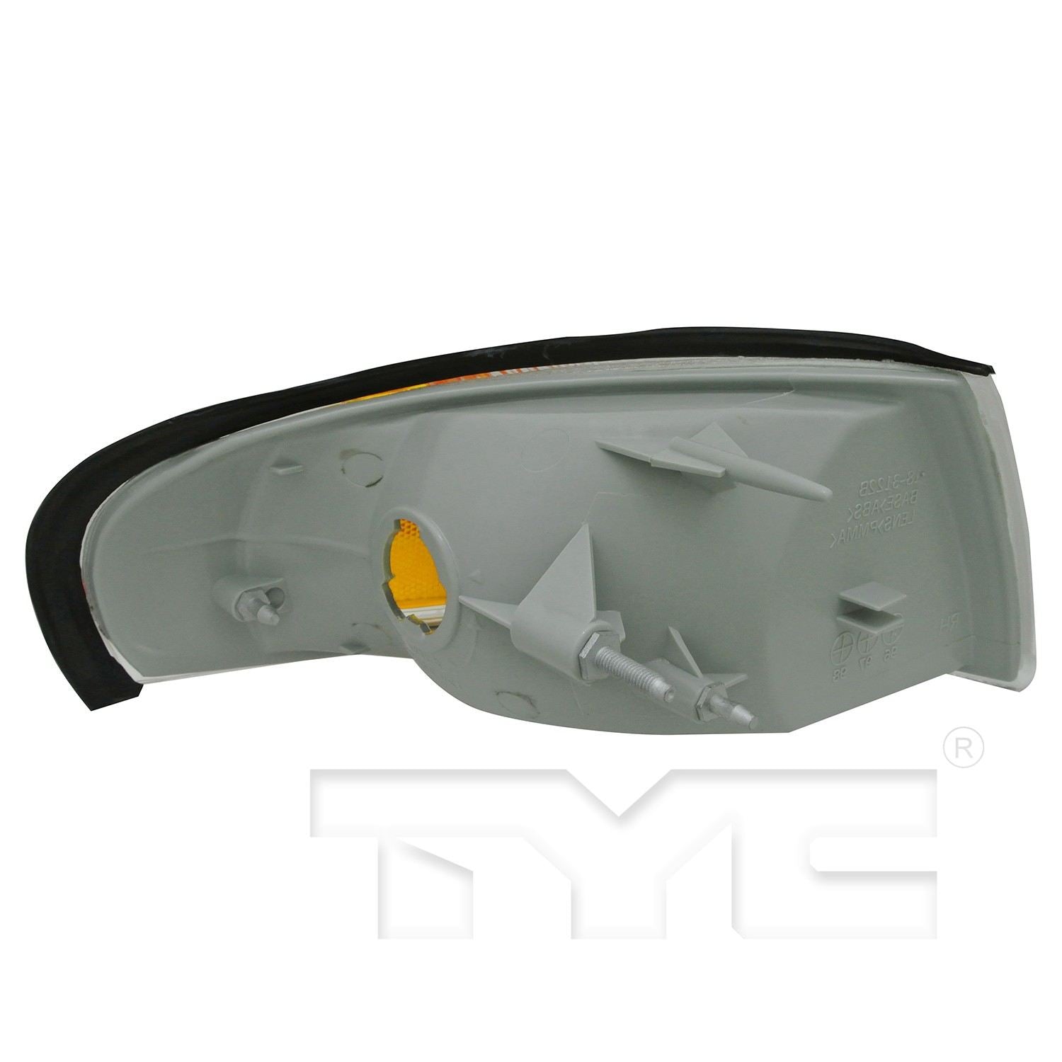 Back View of Left Parking Light Lens / Housing TYC 18-3123-01