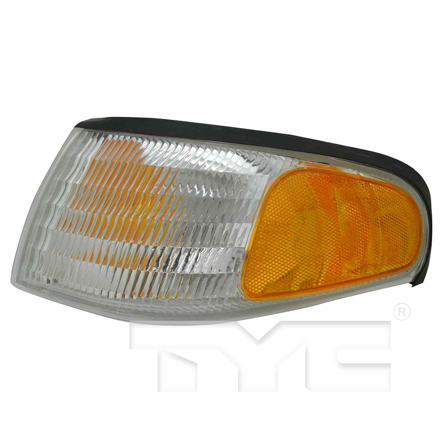 Front View of Left Parking Light Lens / Housing TYC 18-3123-01