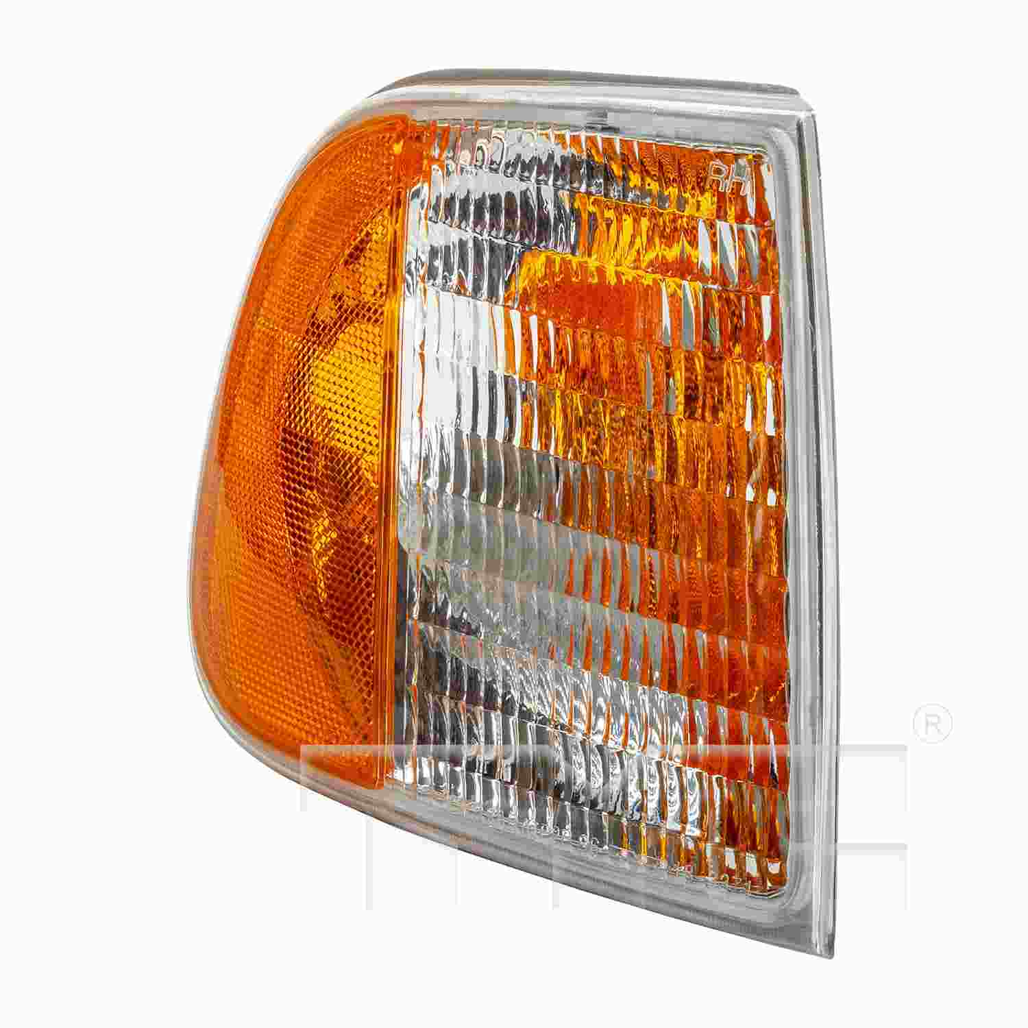 Front View of Front Right Turn Signal / Parking Light TYC 18-3371-61