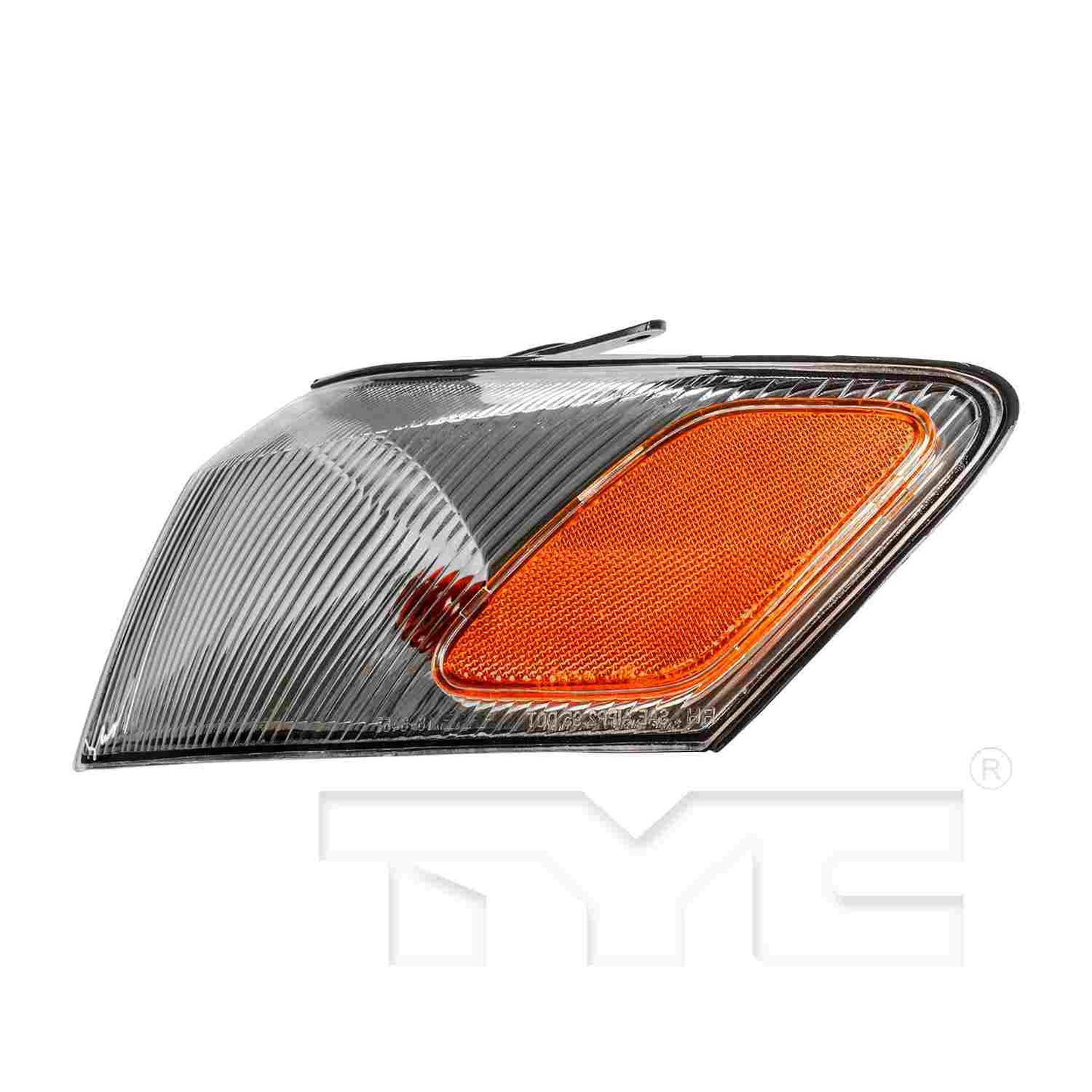 Side View of Front Left Turn Signal Light Assembly TYC 18-3458-00-9