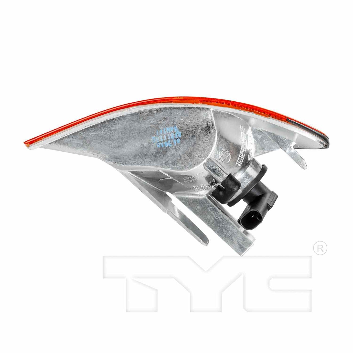 Bottom View of Front Left Turn Signal / Parking Light Assembly TYC 18-5356-00